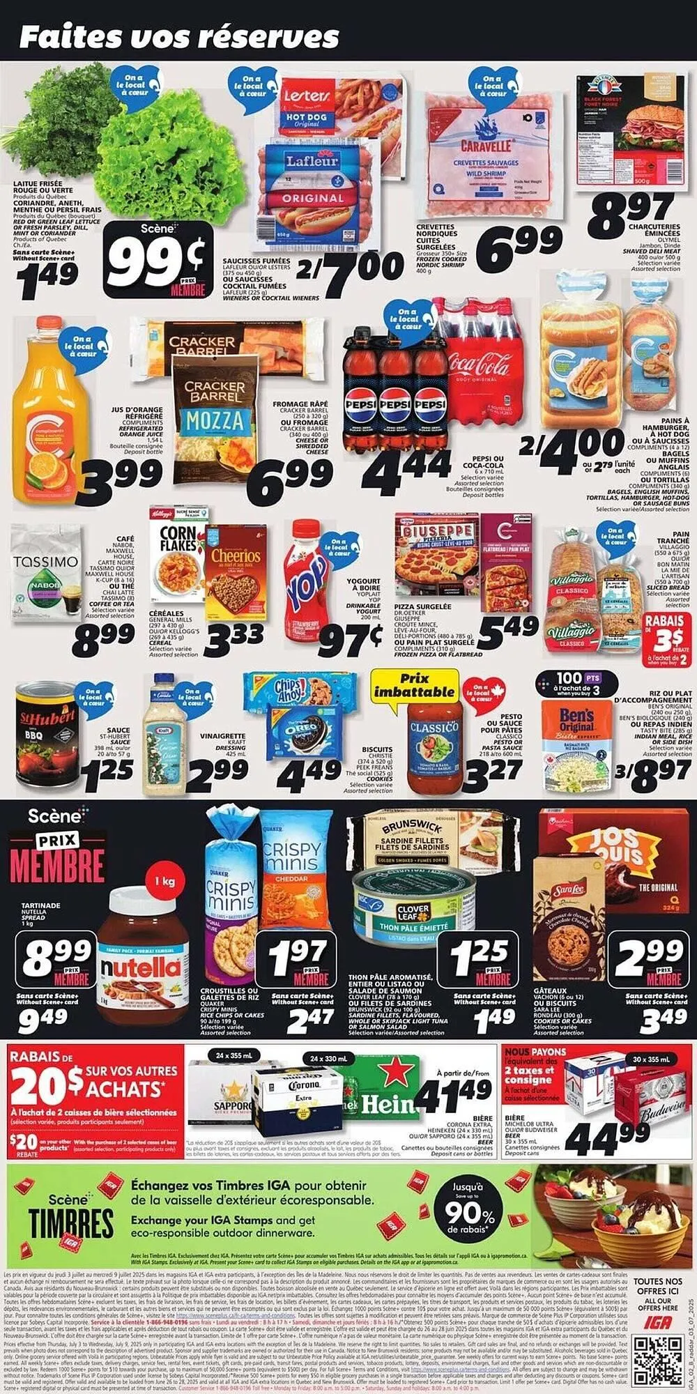 IGA flyer from July 3 to July 10 2025 - flyer page 2