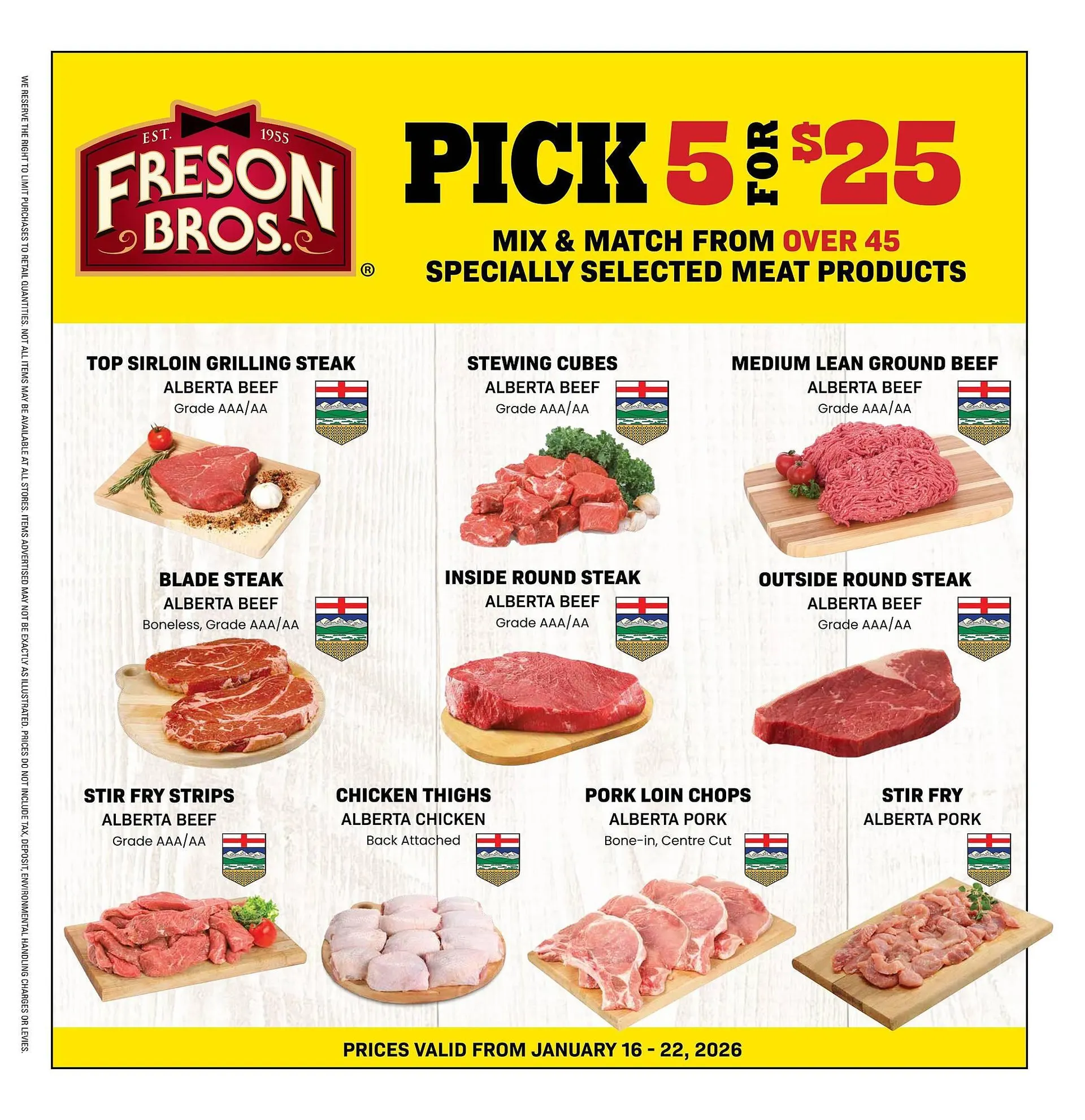 Freson Bros flyer - 1