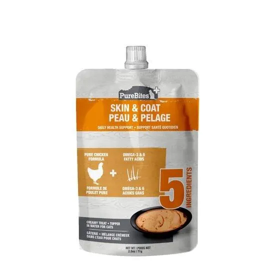 Plus Skin and Coat Cat Squeezable Topper, 71 g