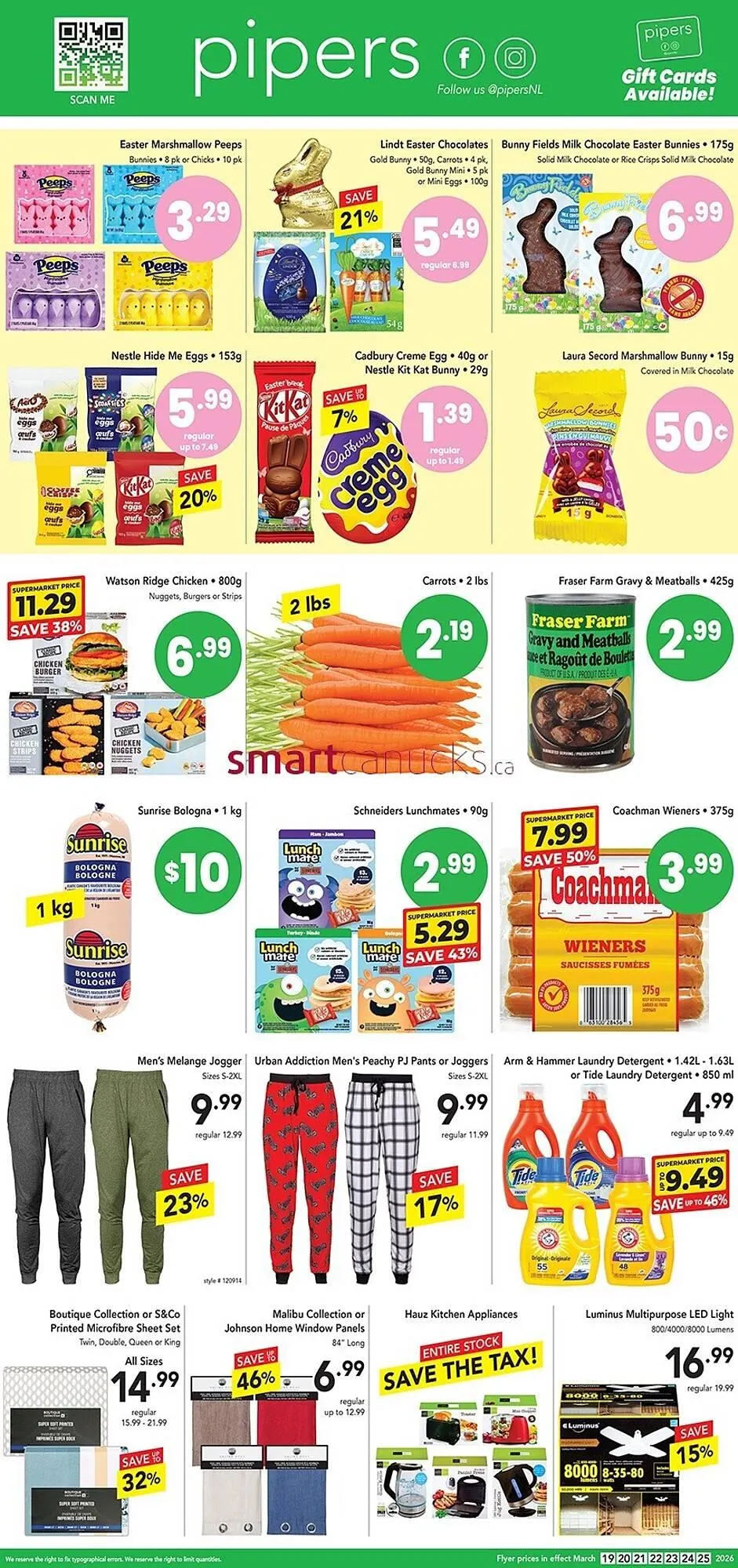 Pipers flyer from March 19 to March 25 2026 - flyer page 1