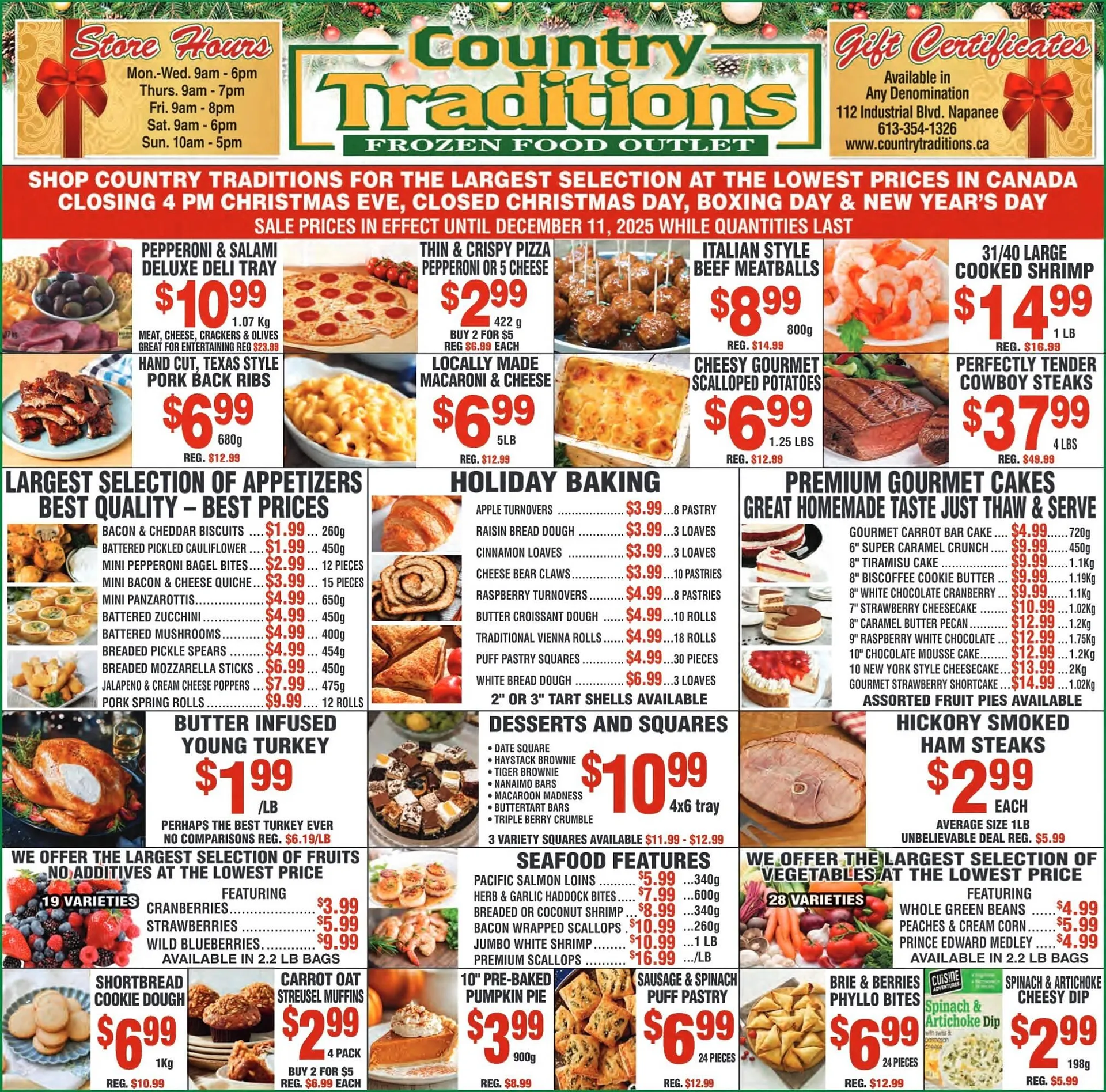 Country Traditions flyer from December 4 to December 10 2025 - flyer page 1