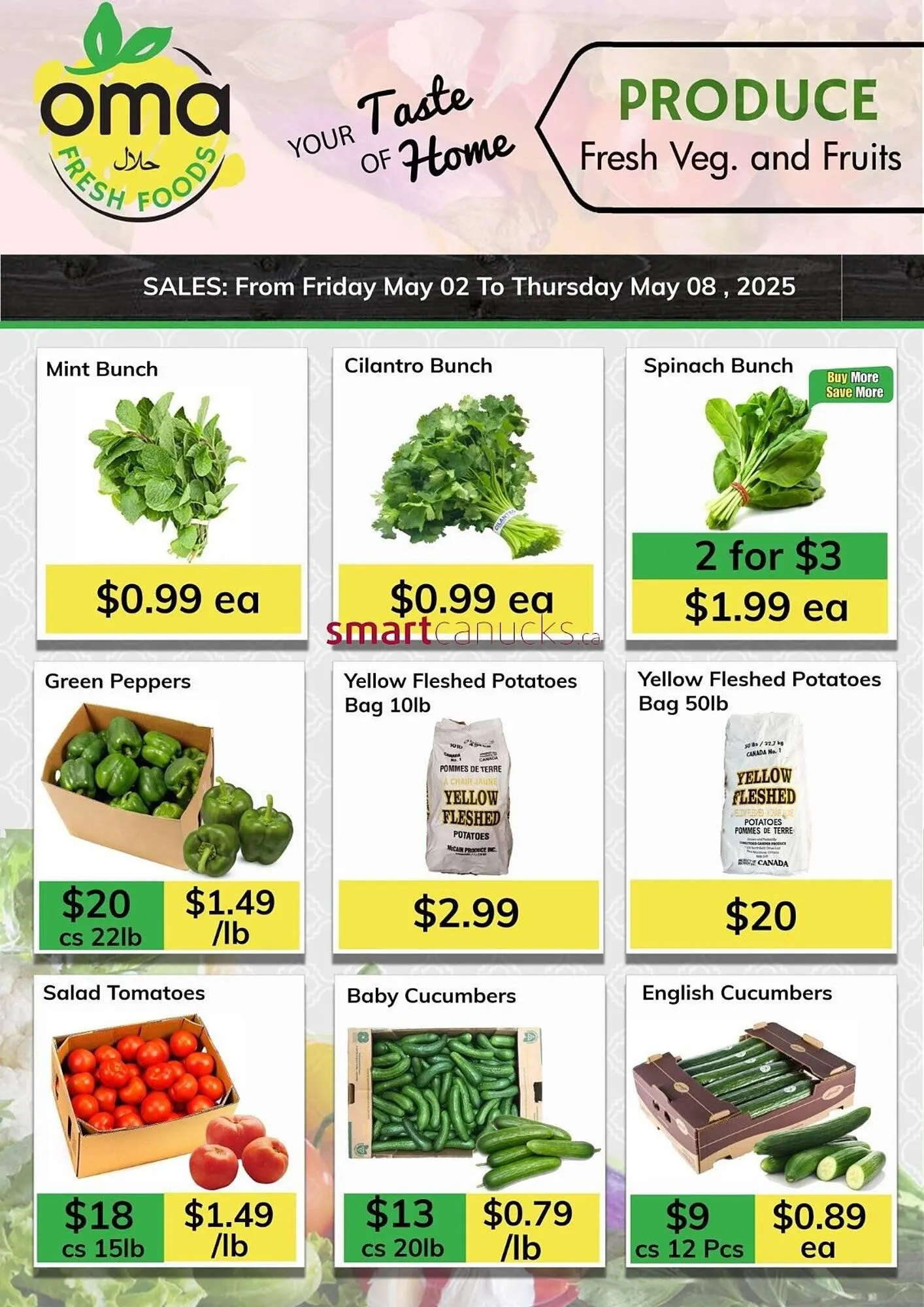 Oma Fresh Foods flyer from May 2 to May 8 2025 - flyer page 8