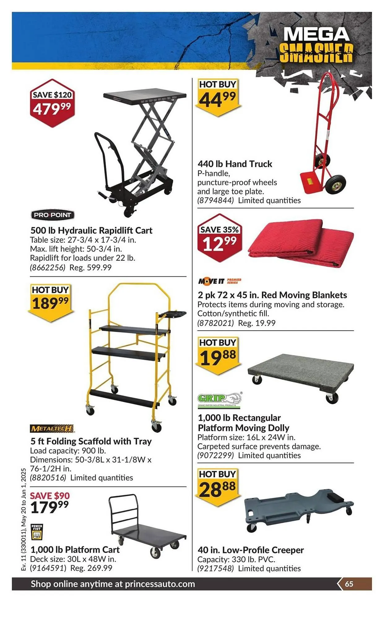 Princess Auto flyer from May 20 to June 1 2025 - flyer page 72