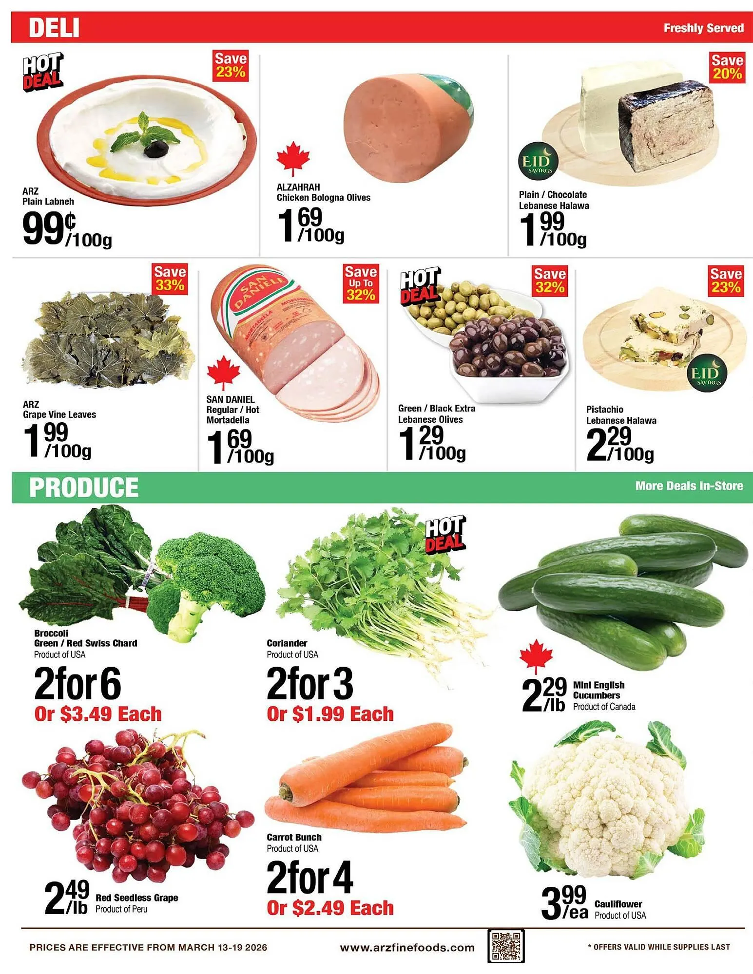 Arz Fine Foods flyer from March 13 to March 19 2026 - flyer page 11