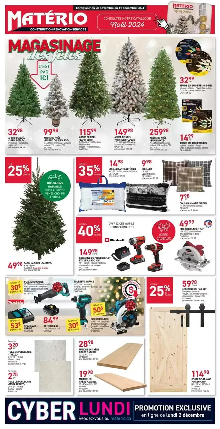 Magasinage Des Fetes from November 28 to December 11 2024 - flyer page 1