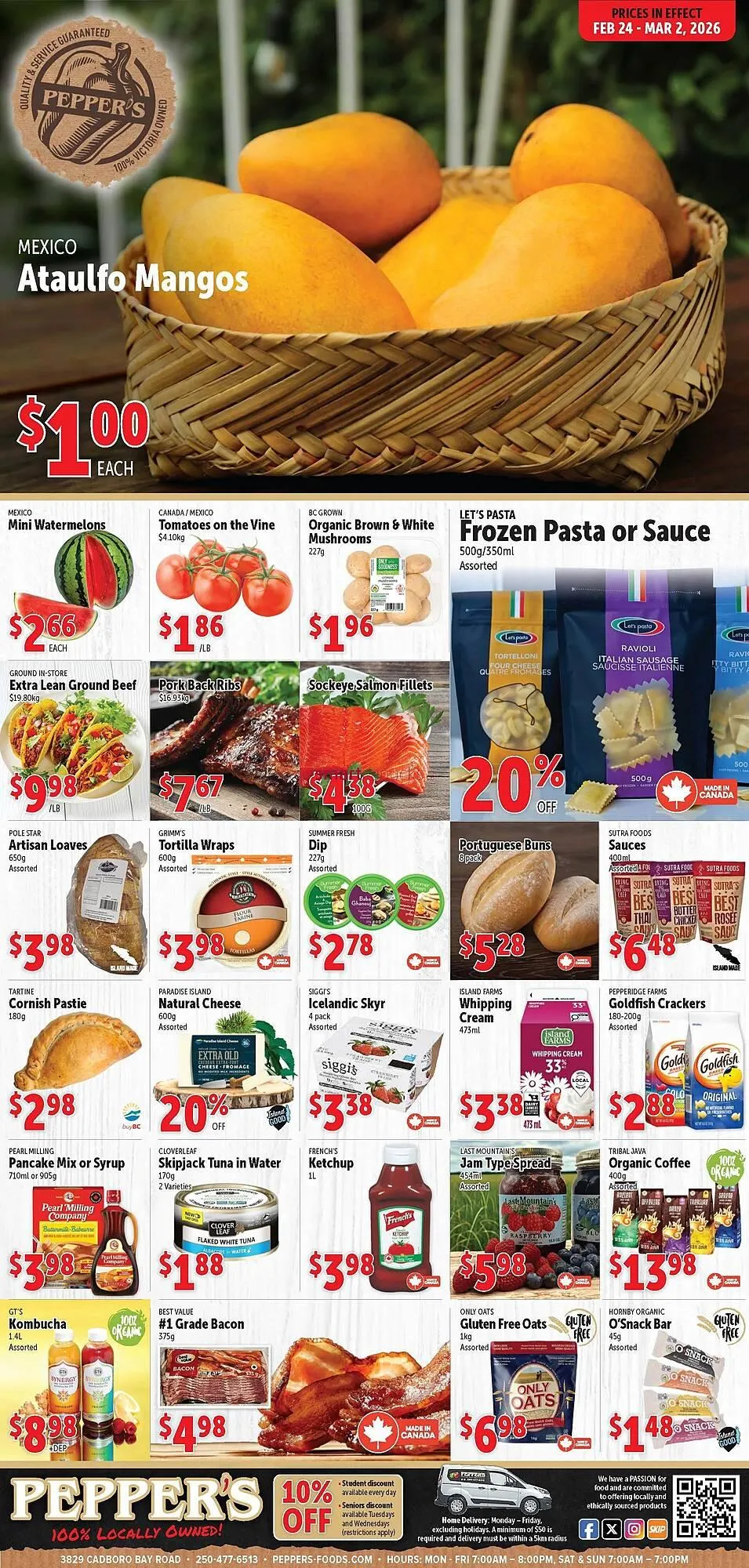 Pepper's Foods flyer from February 24 to March 2 2026 - flyer page 1