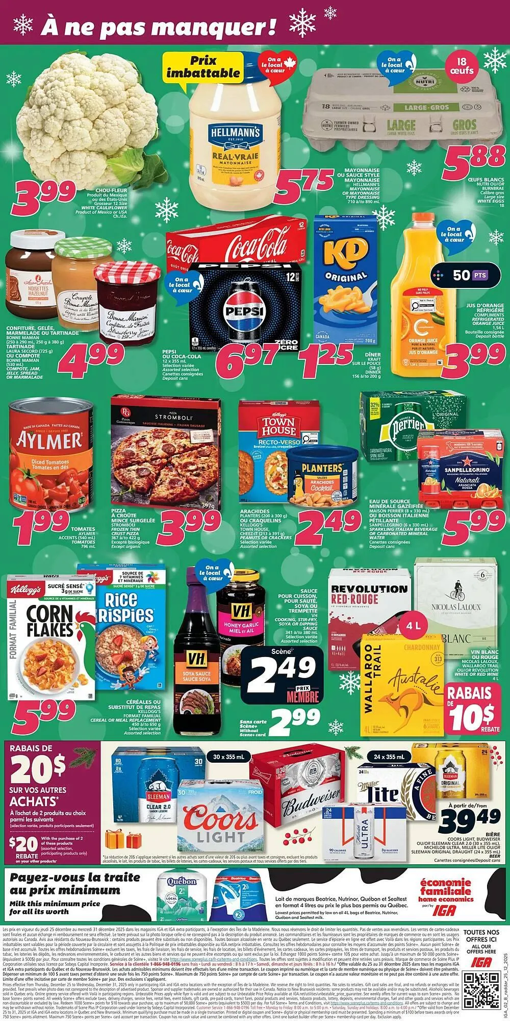 IGA flyer from December 25 to December 31 2025 - flyer page 2