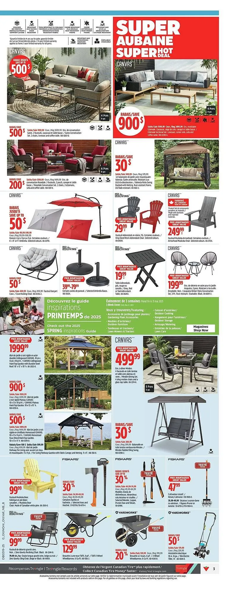 Canadian Tire flyer from May 1 to May 8 2025 - flyer page 3