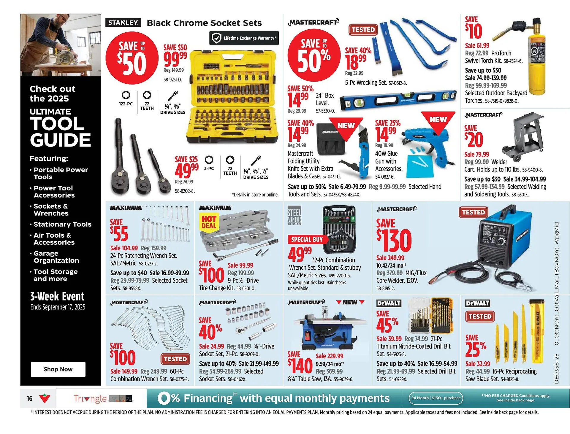 Canadian Tire flyer from August 28 to September 3 2025 - flyer page 16
