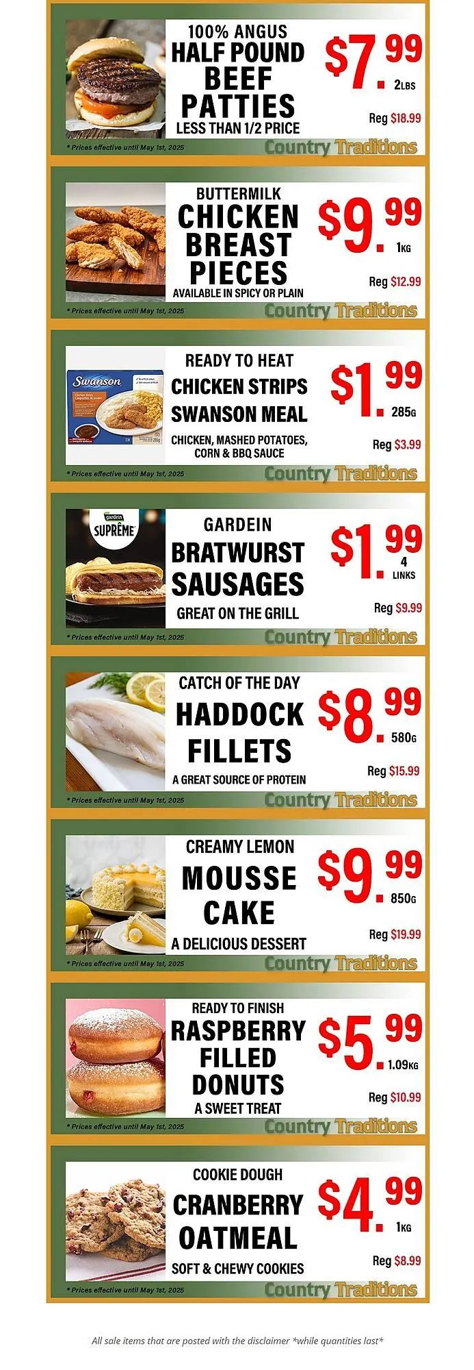 Country Traditions flyer from April 24 to May 1 2025 - flyer page 2