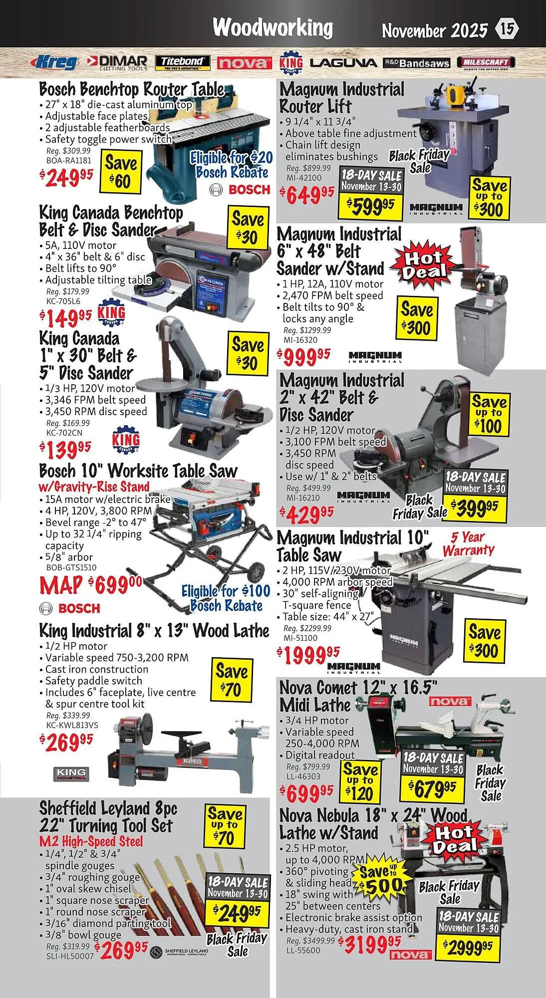 KMS Tools flyer from November 1 to November 30 2025 - flyer page 15