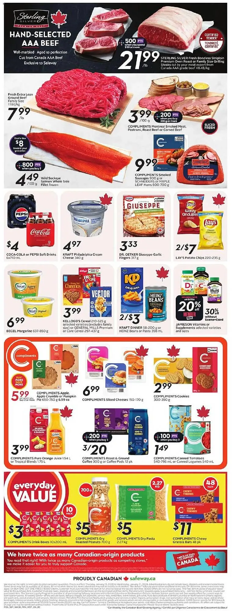 Safeway flyer from January 15 to January 22 2026 - flyer page 4