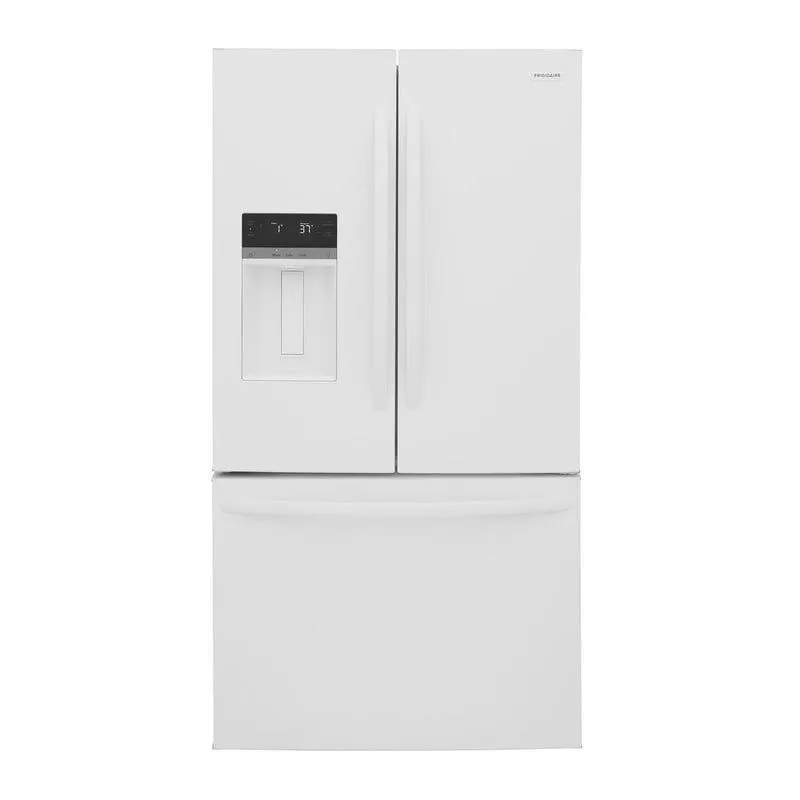 FRIGIDAIRE Réfrigérateur 27,8 pi3 36 po Blanc Congélateur en bas, Portes françaises - FRFS2823AW