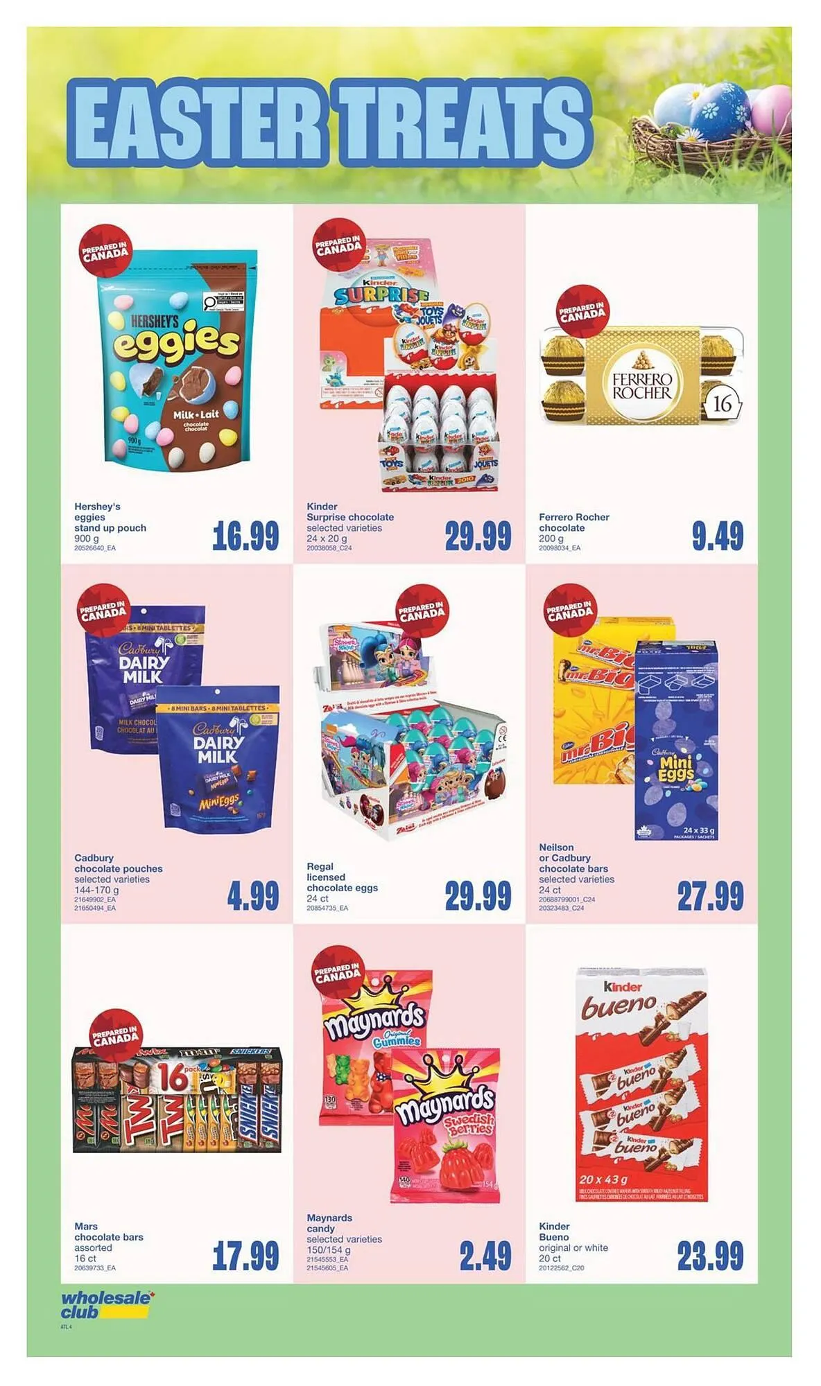 Wholesale Club flyer from March 26 to April 1 2025 - flyer page 4