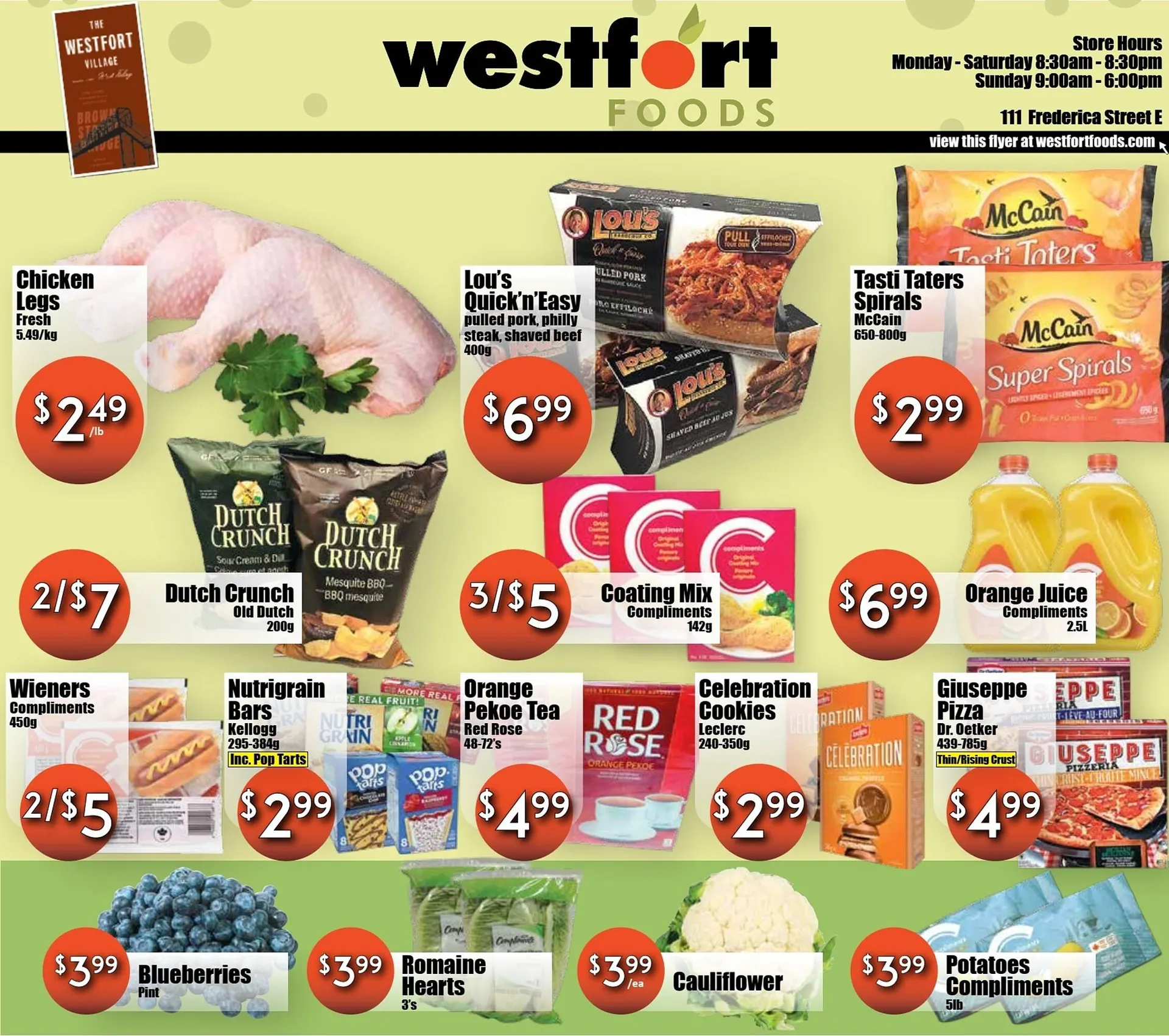 Westfort Foods flyer from January 9 to January 15 2026 - flyer page 1