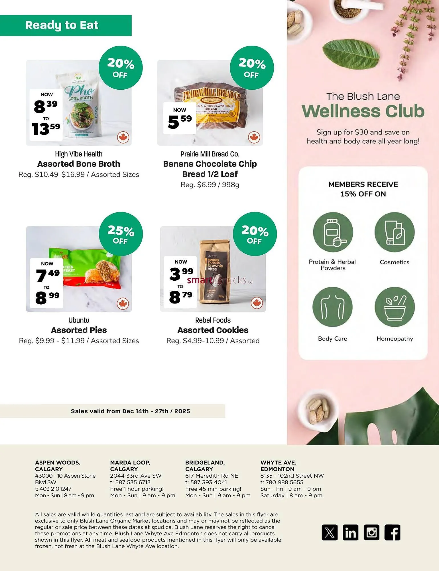 Blush Lane Organics flyer from December 14 to December 27 2025 - flyer page 9