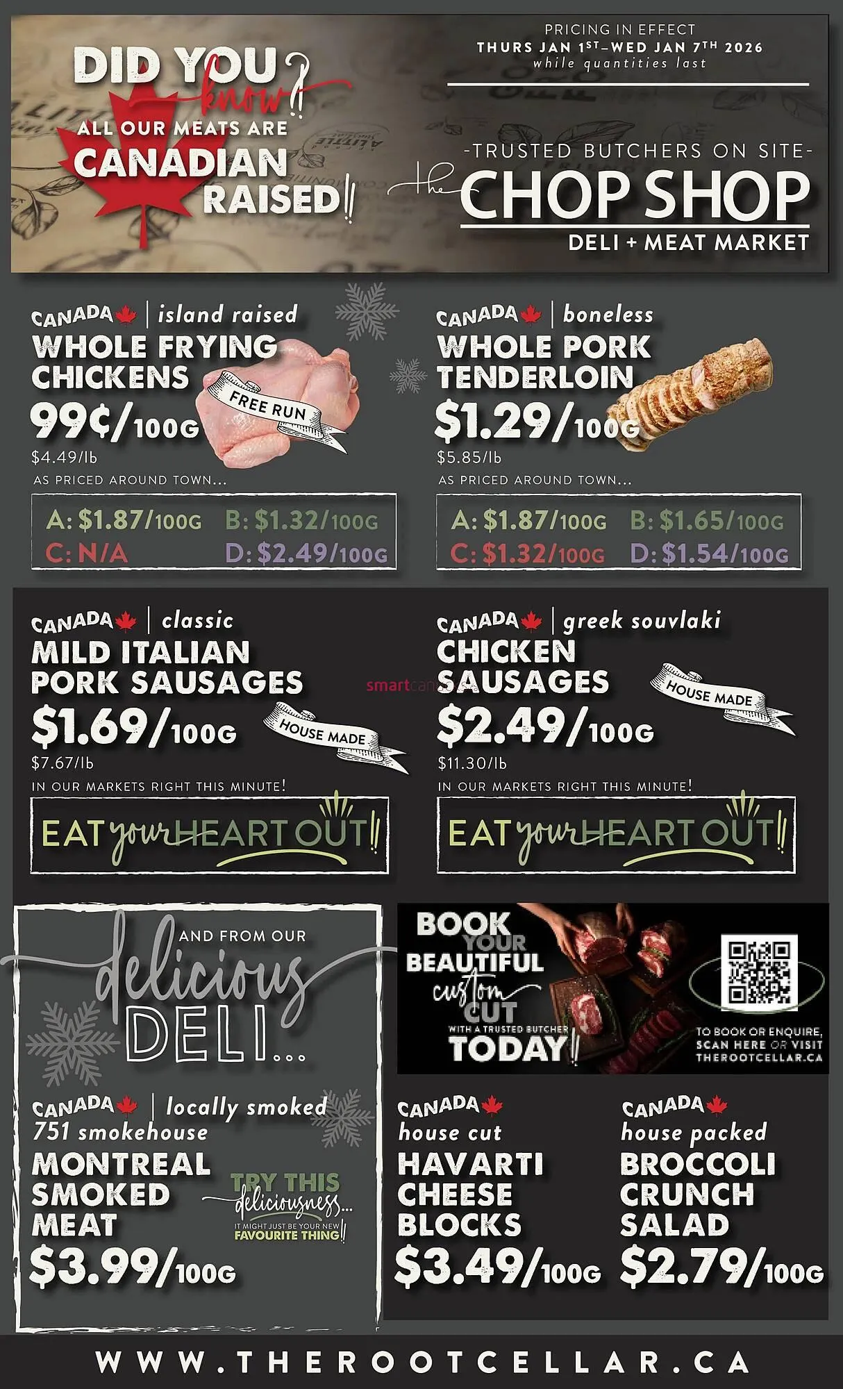 The Root Cellar flyer from January 1 to January 7 2026 - flyer page 4