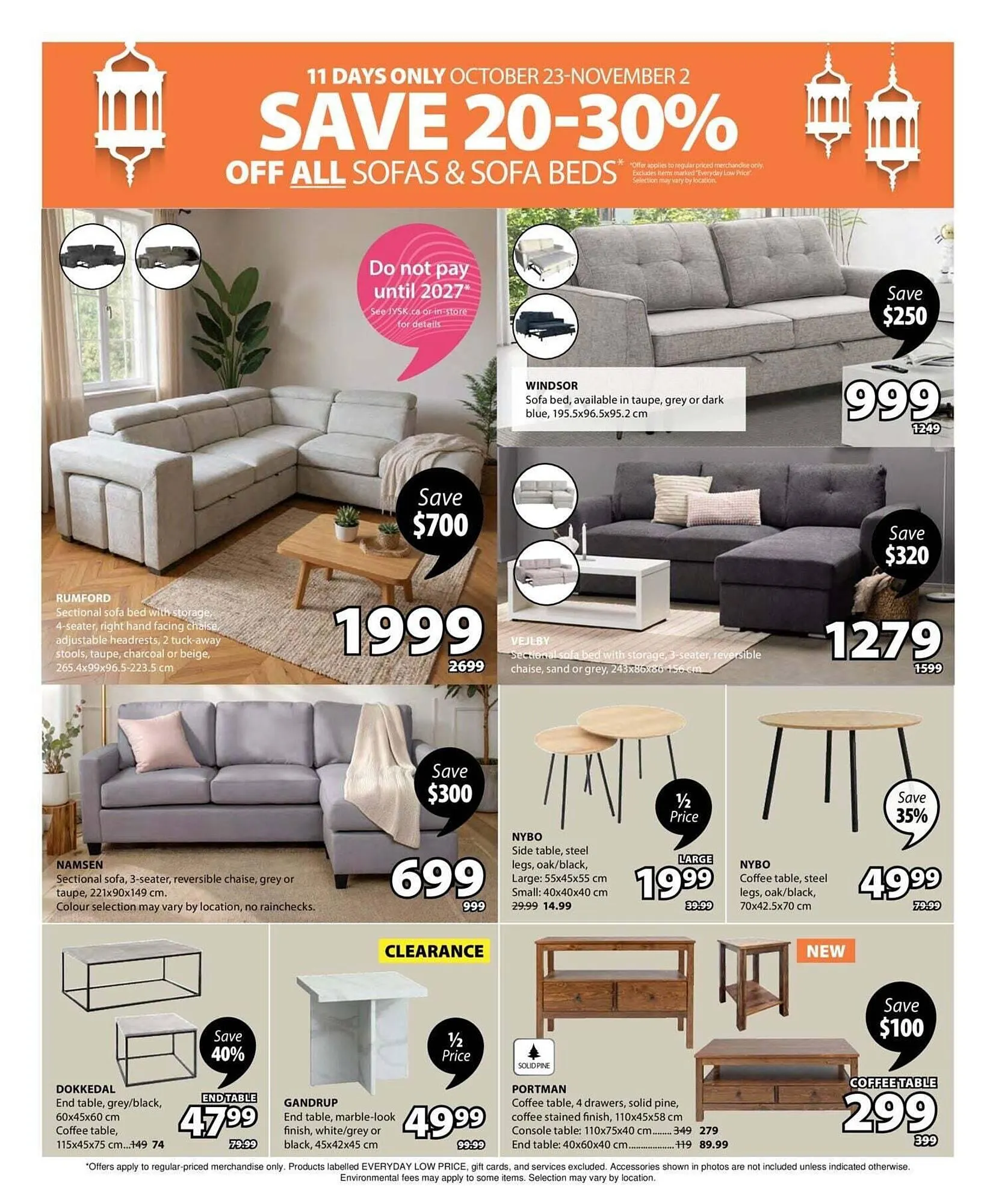 JYSK flyer from October 23 to November 6 2025 - flyer page 3