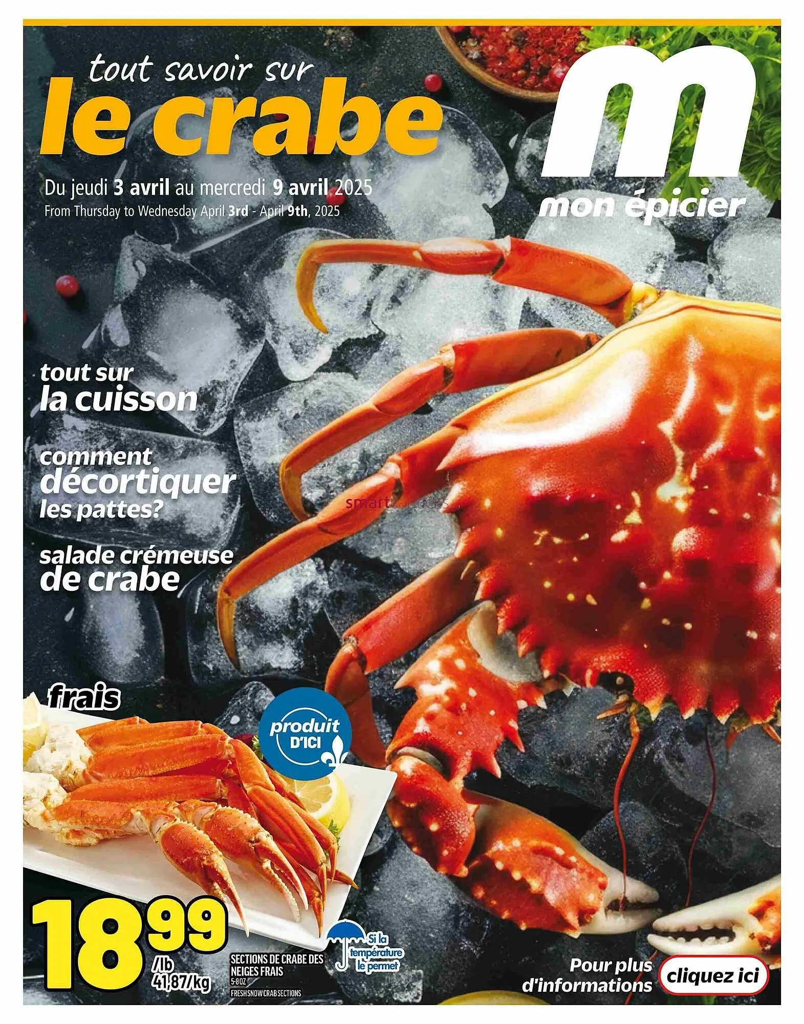 Metro flyer from April 3 to April 9 2025 - flyer page 1