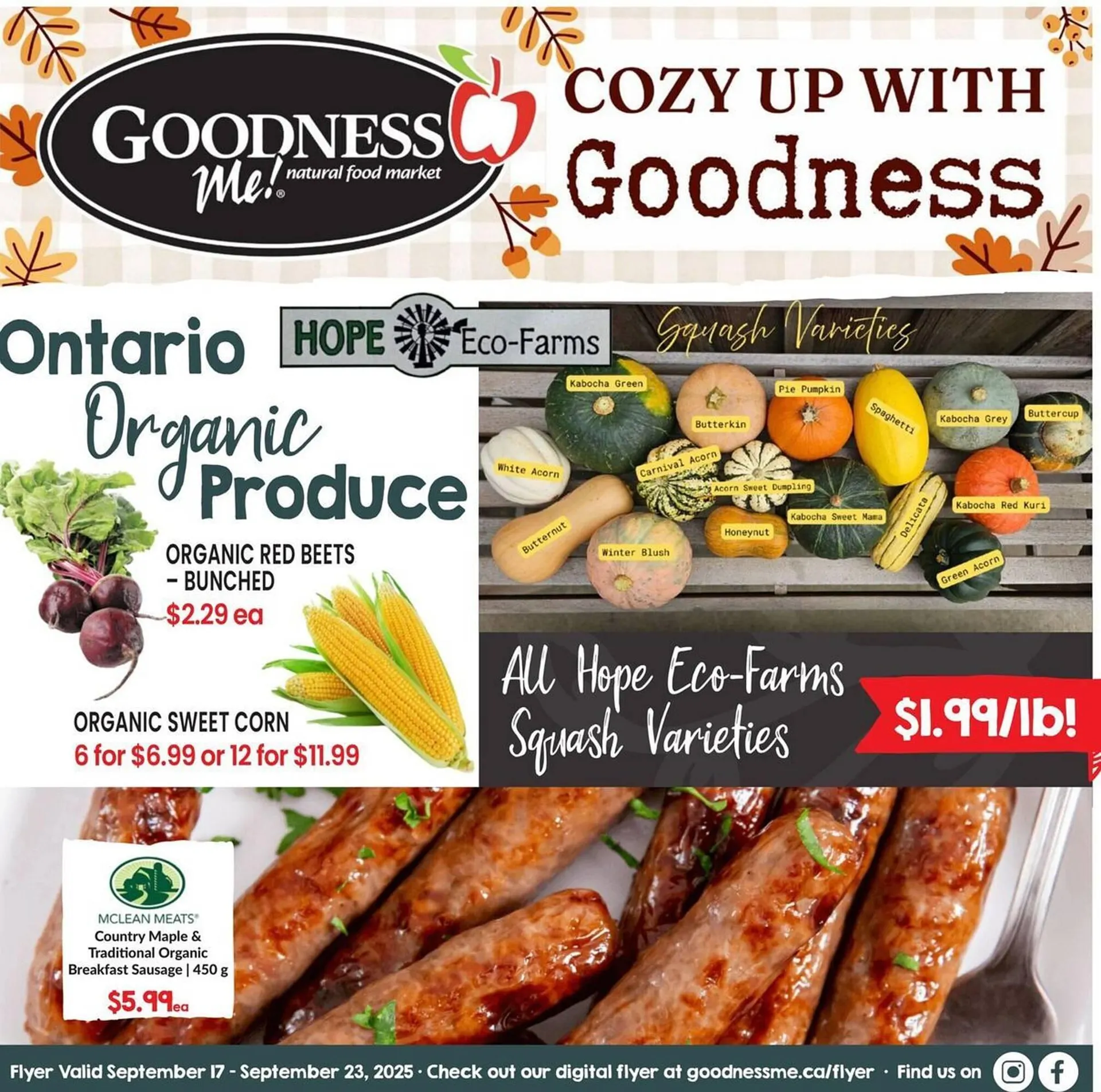 Goodness Me flyer from September 17 to September 23 2025 - flyer page 1