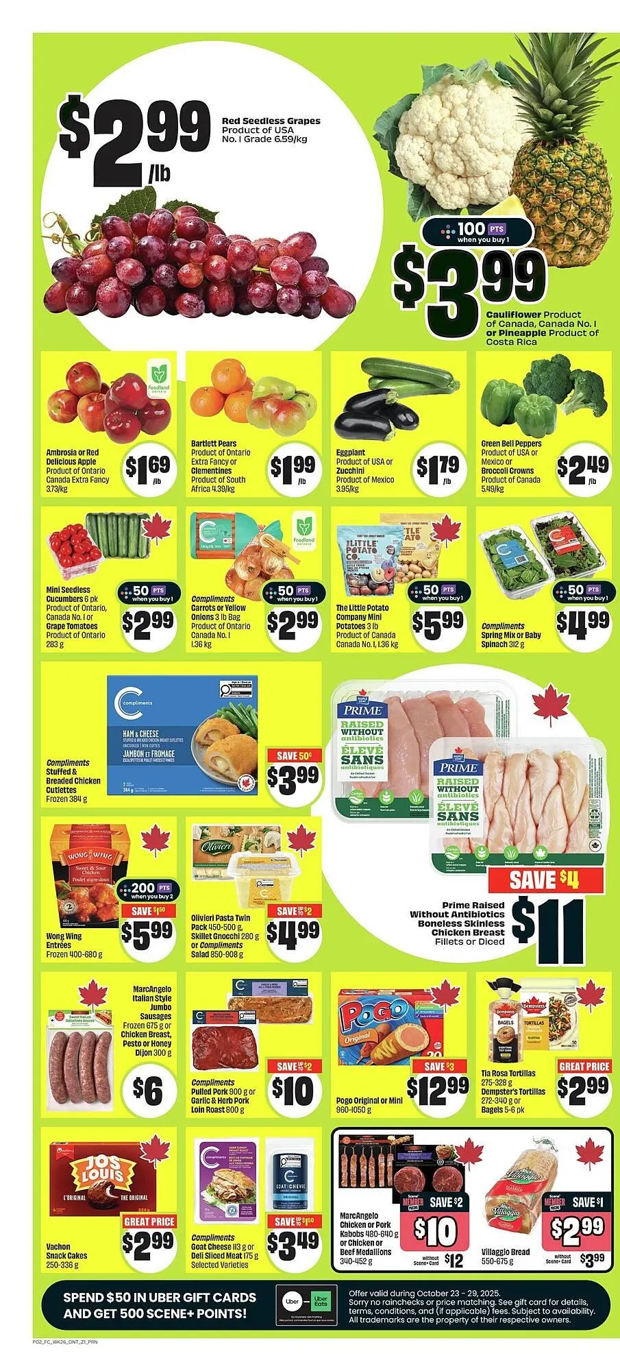 FreshCo flyer from October 23 to October 30 2025 - flyer page 3