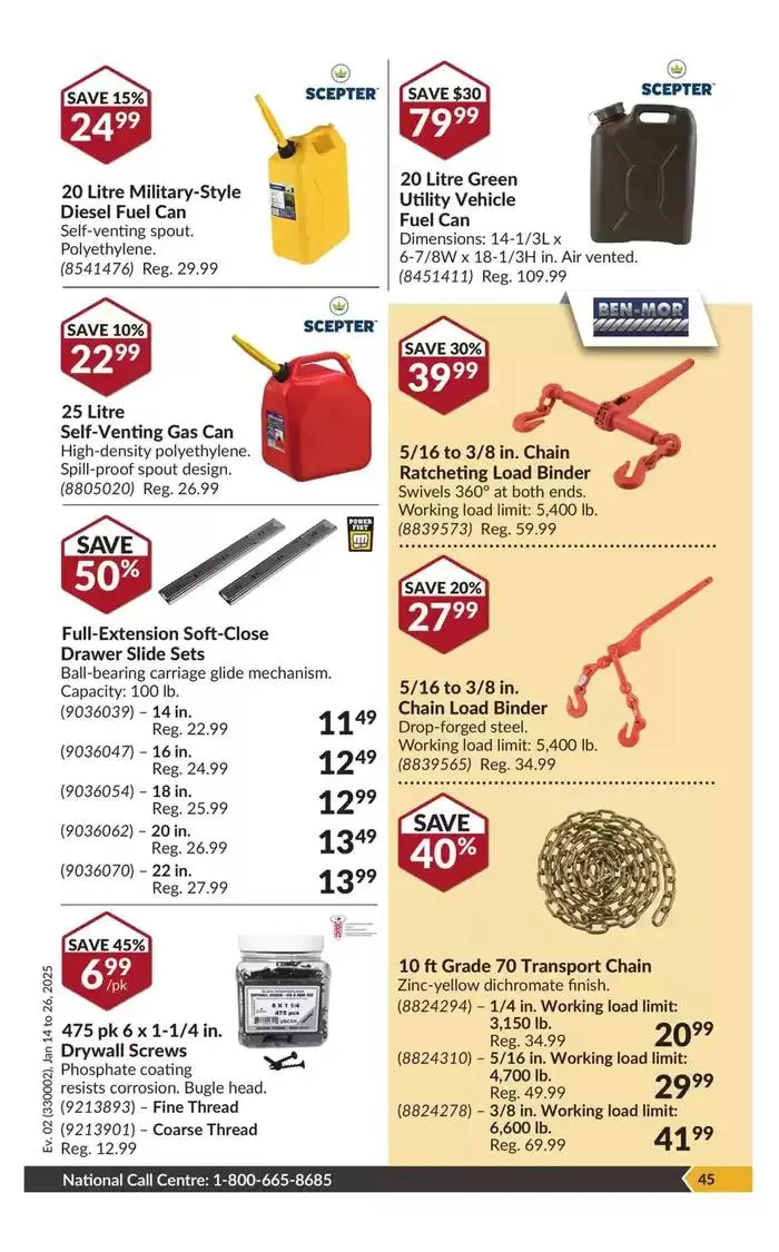 National Sale from January 14 to January 26 2025 - flyer page 50