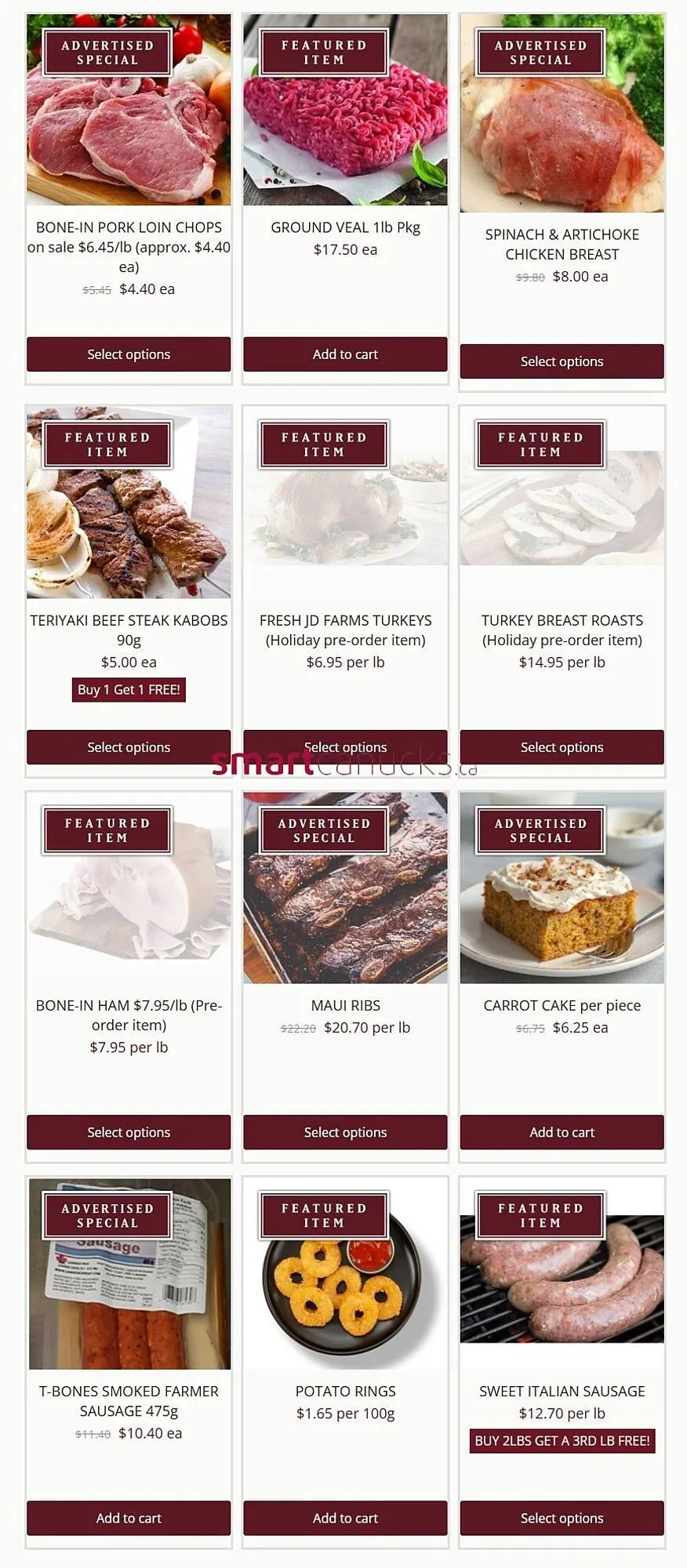 T-Bone's flyer from December 3 to December 9 2025 - flyer page 1