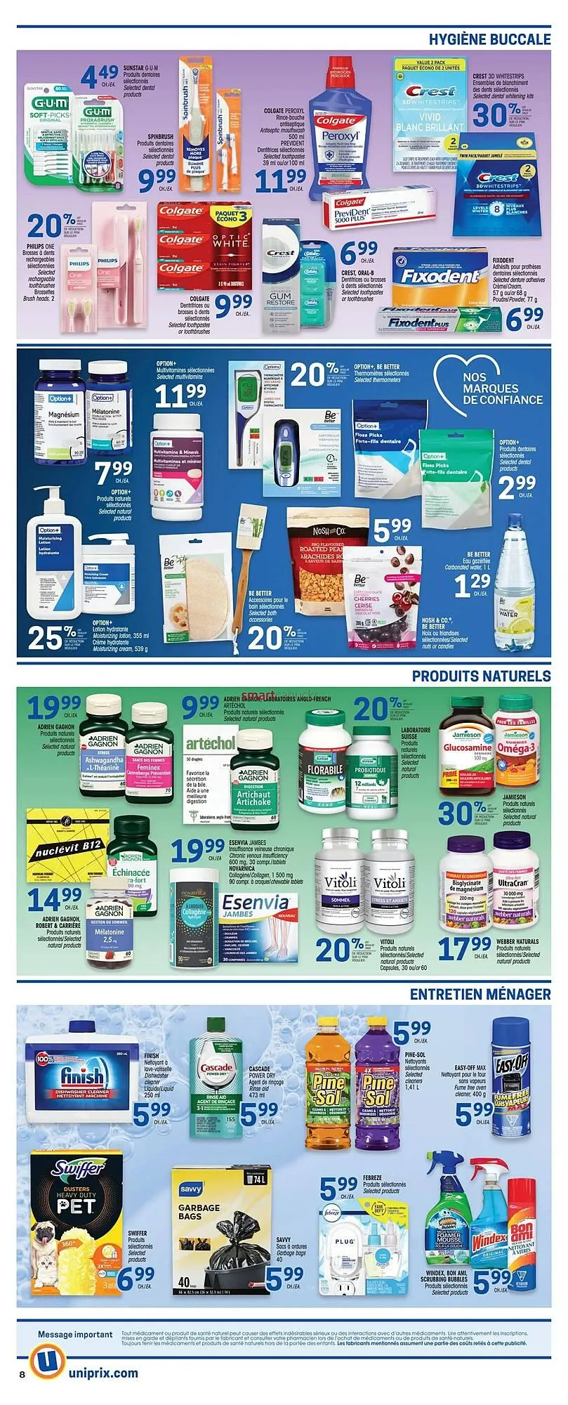 Uniprix flyer from April 24 to April 30 2025 - flyer page 7