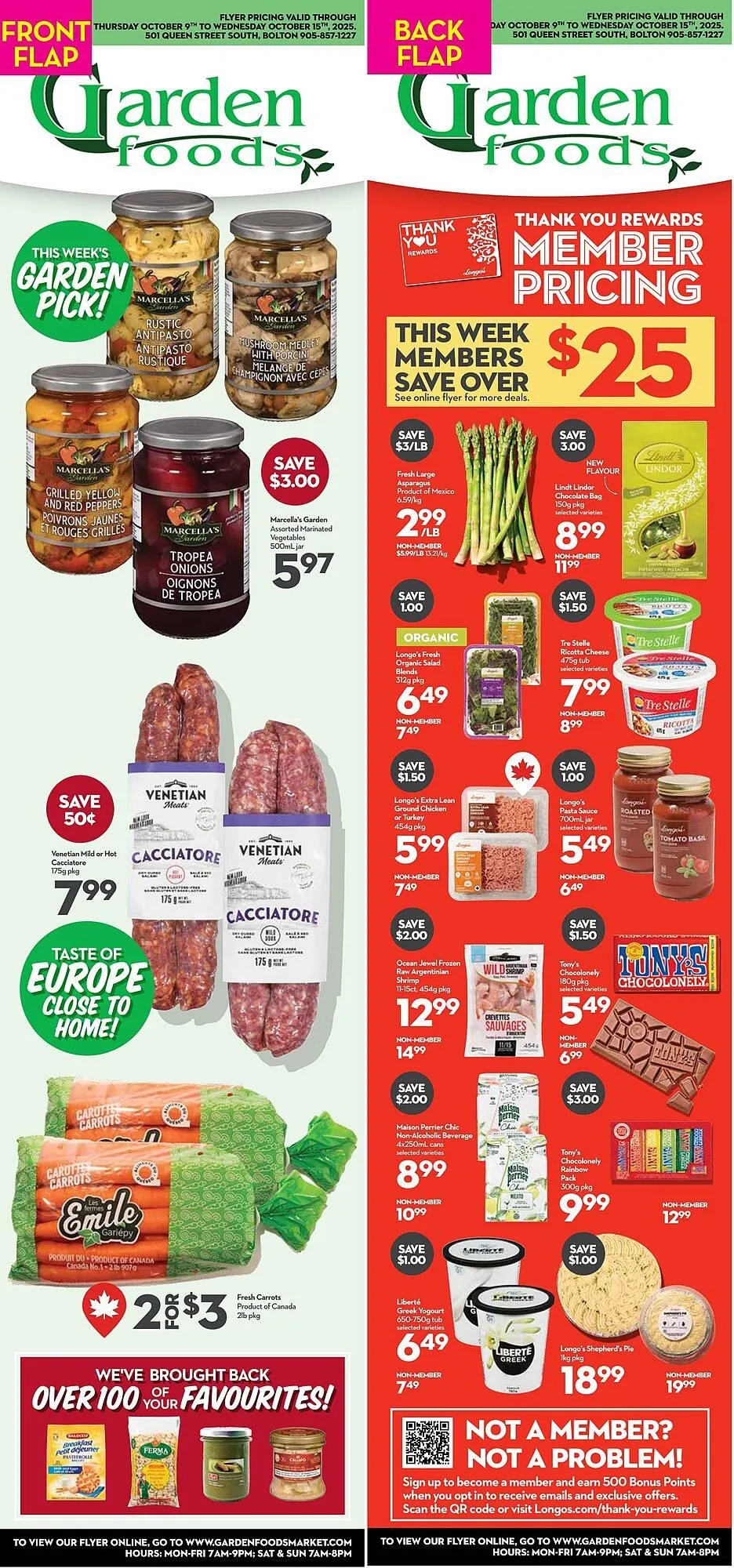 Garden Foods flyer from October 9 to October 16 2025 - flyer page 1