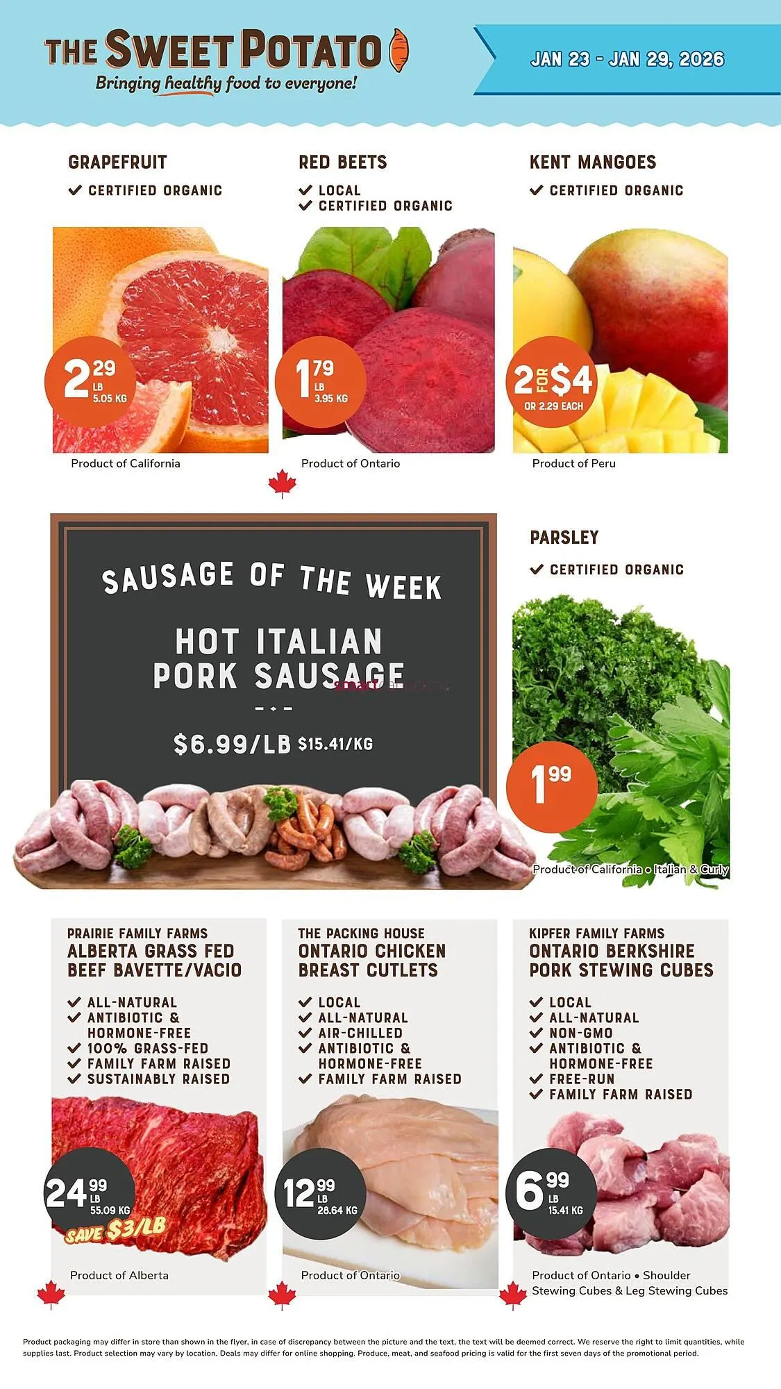 The Sweet Potato flyer from January 23 to January 29 2026 - flyer page 2