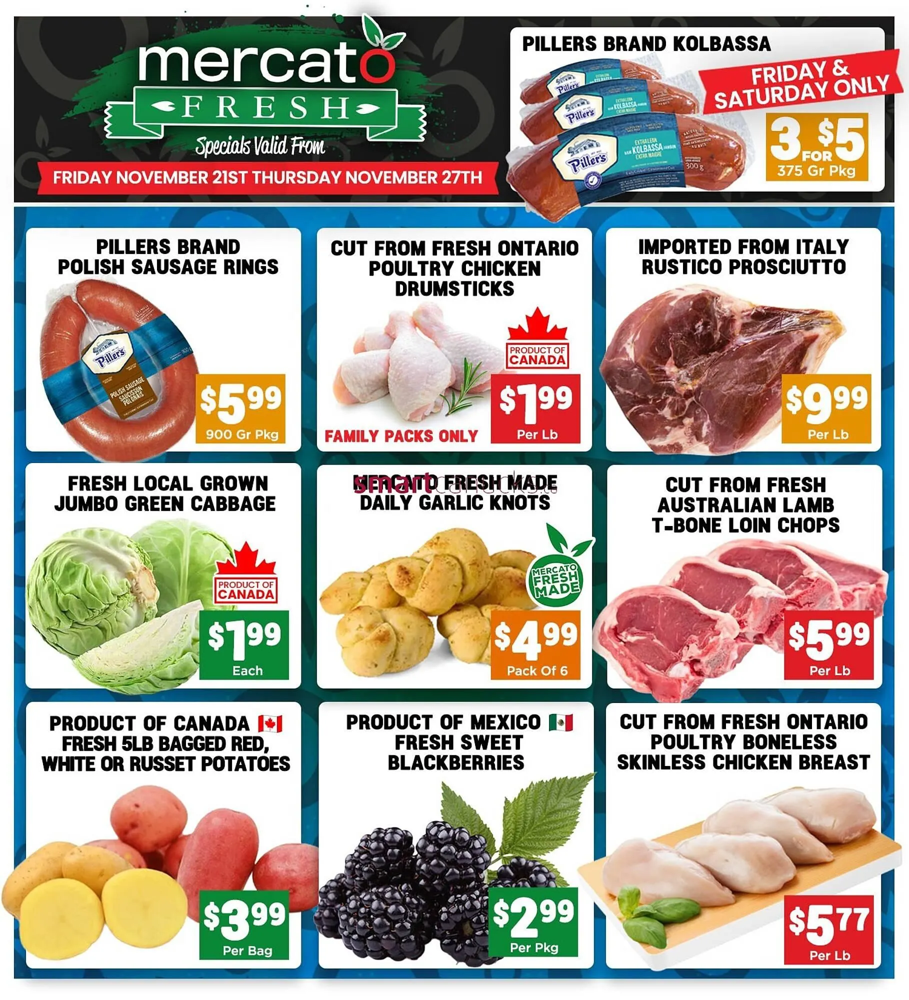 Mercato Fresh flyer from November 21 to November 27 2025 - flyer page 1