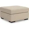 LadyMae Oversized Accent Ottoman - Twill