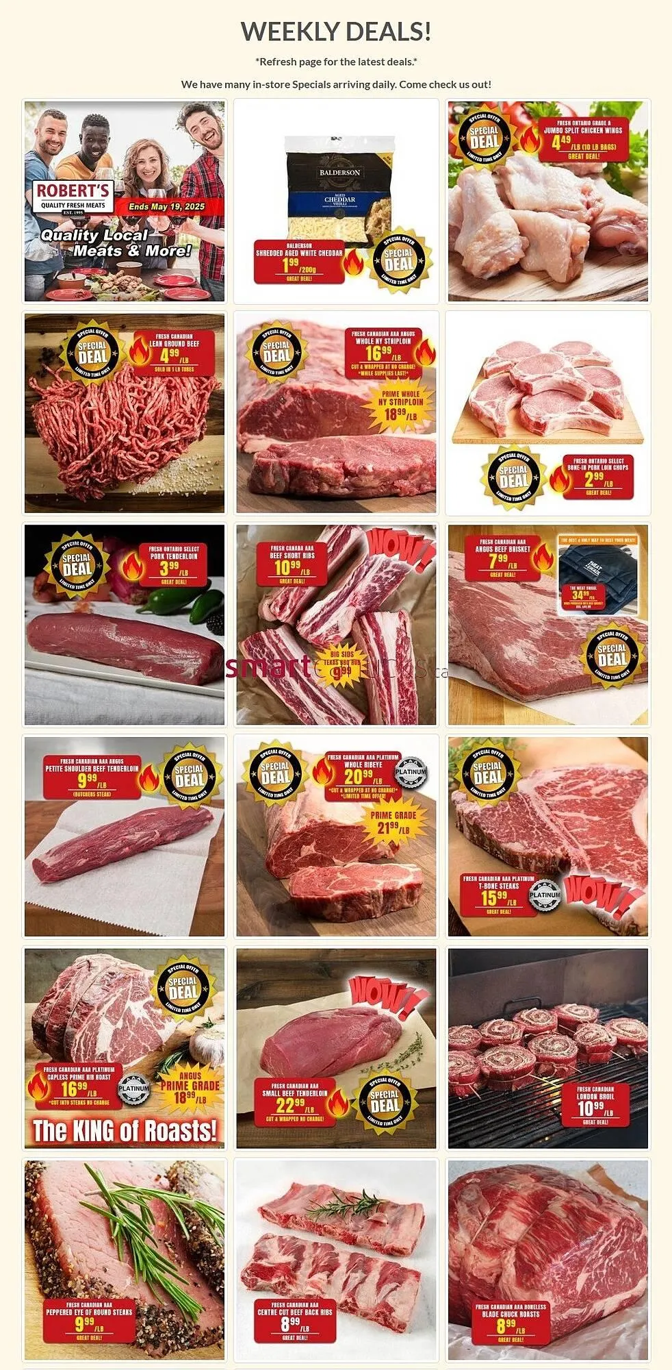 Roberts Fresh and Boxed Meats flyer - 1