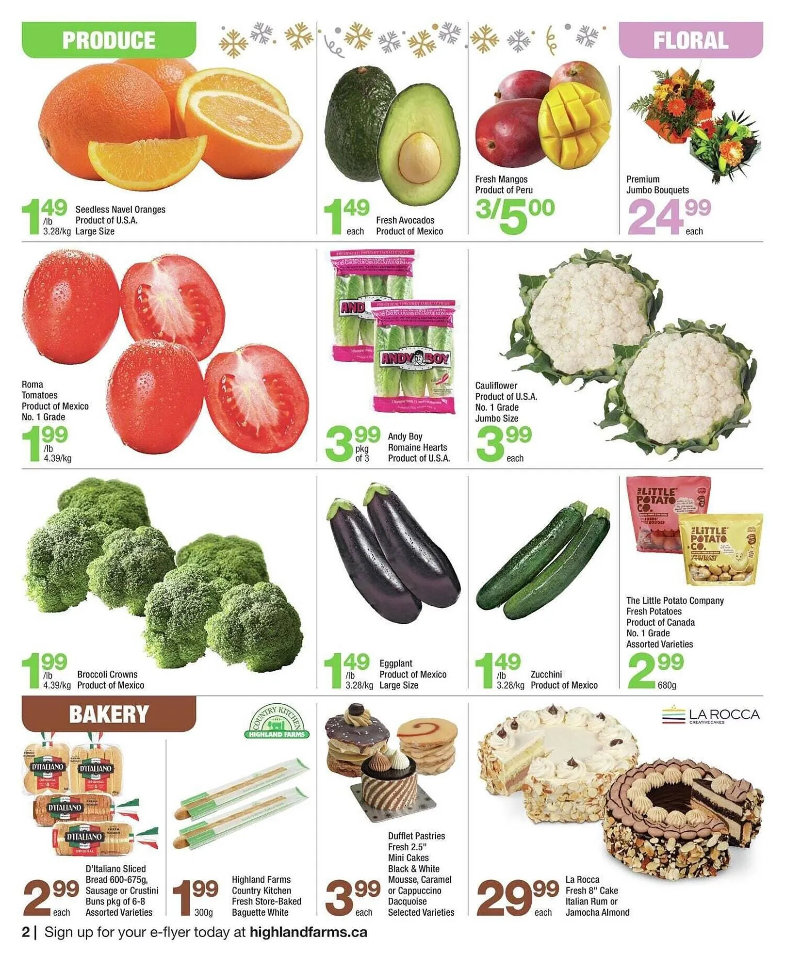 Highland Farms flyer from December 26 to January 2 2026 - flyer page 2