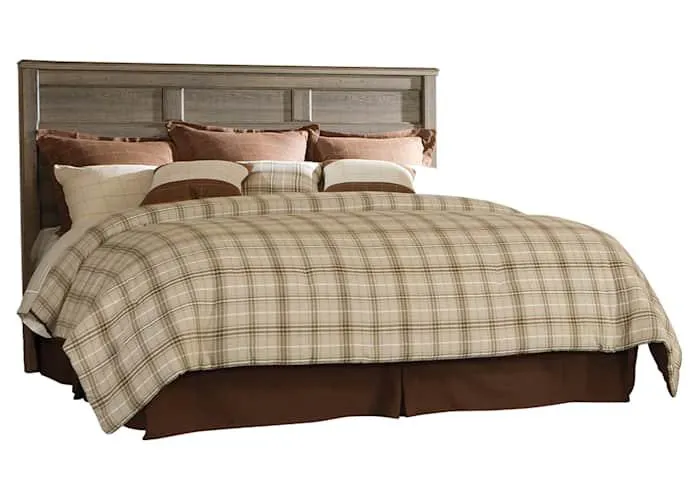 Juararo Panel Headboard - Dark Brown