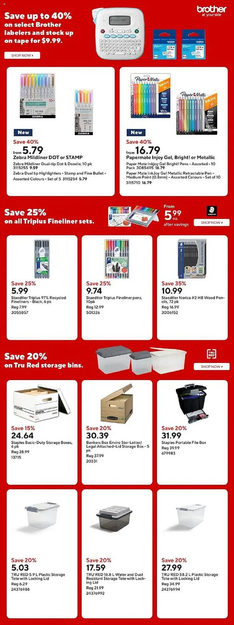 Staples flyer from October 10 to October 13 2025 - flyer page 11