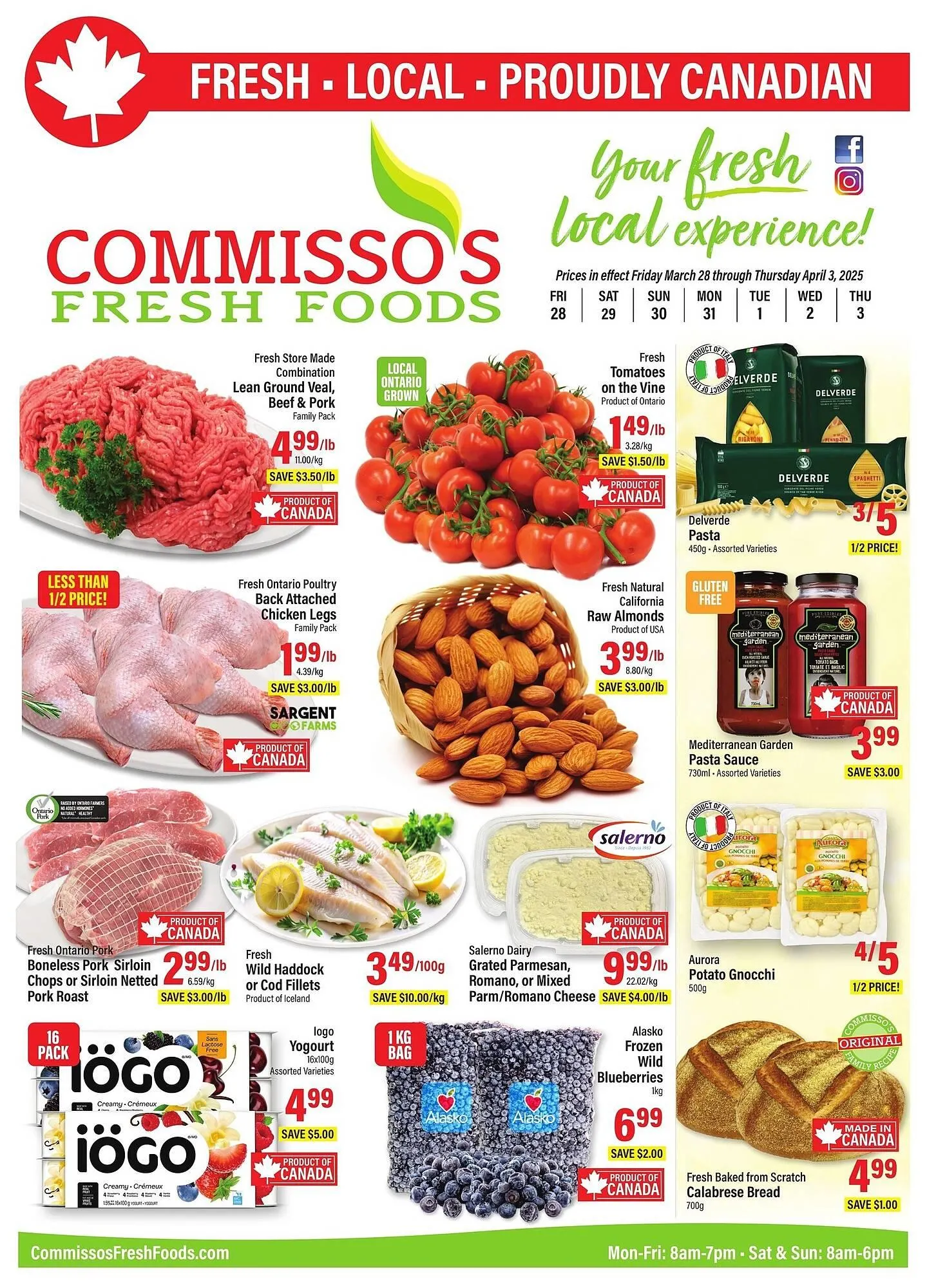 Commisso's Fresh Foods flyer from March 27 to April 2 2025 - flyer page 1