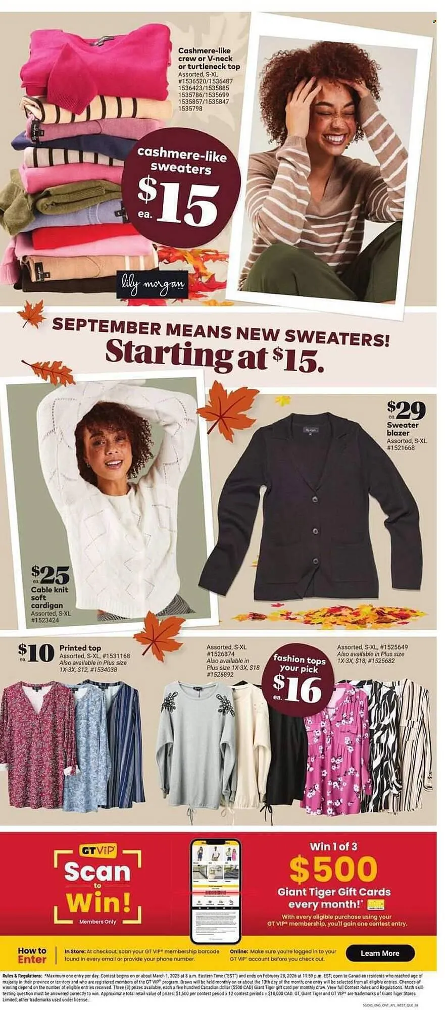 Giant Tiger flyer from September 3 to September 9 2025 - flyer page 10