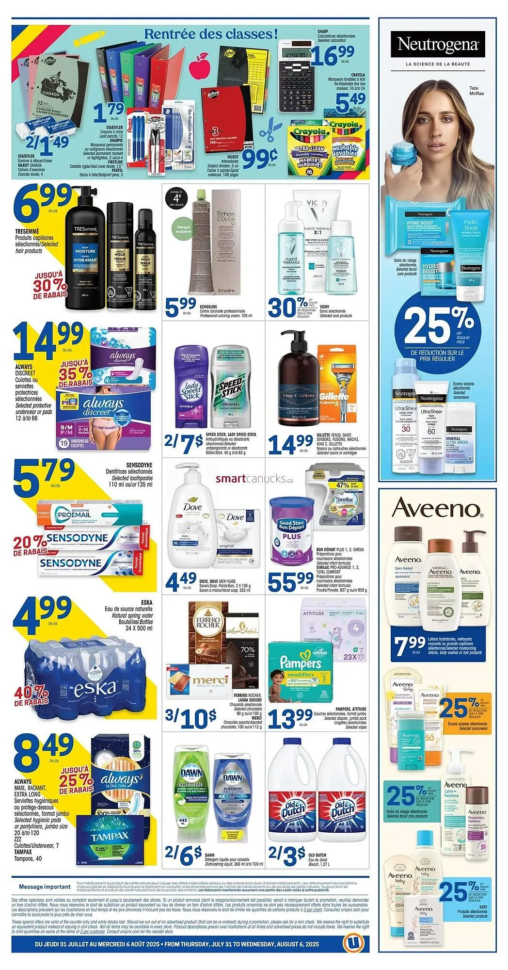 Uniprix flyer from July 31 to August 6 2025 - flyer page 2