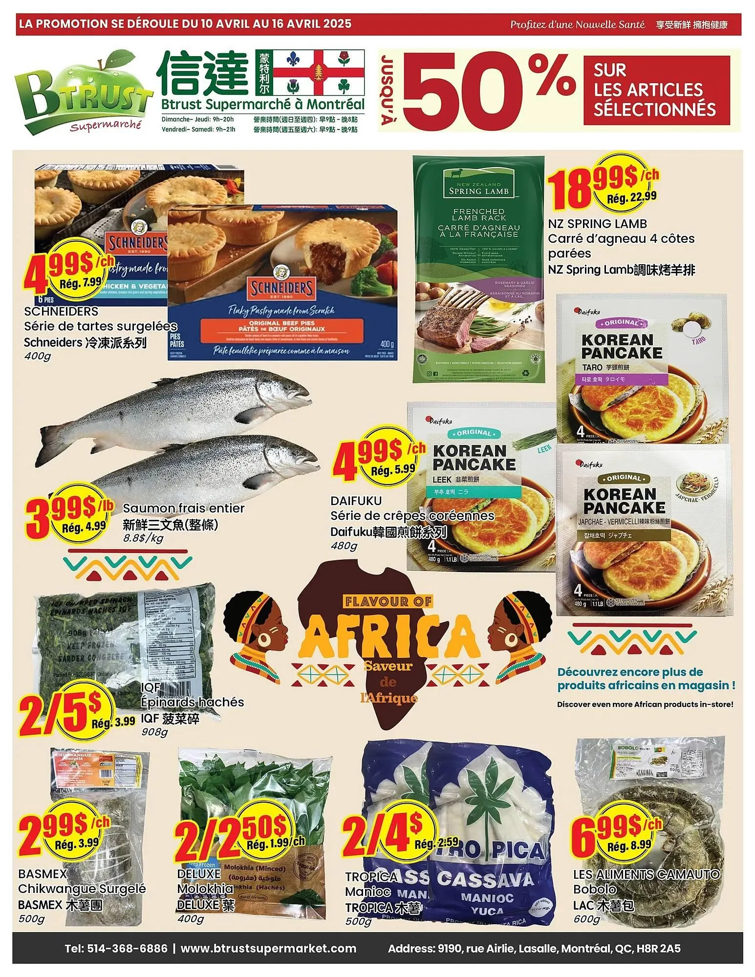 Btrust Supermarket flyer from April 10 to April 16 2025 - flyer page 1