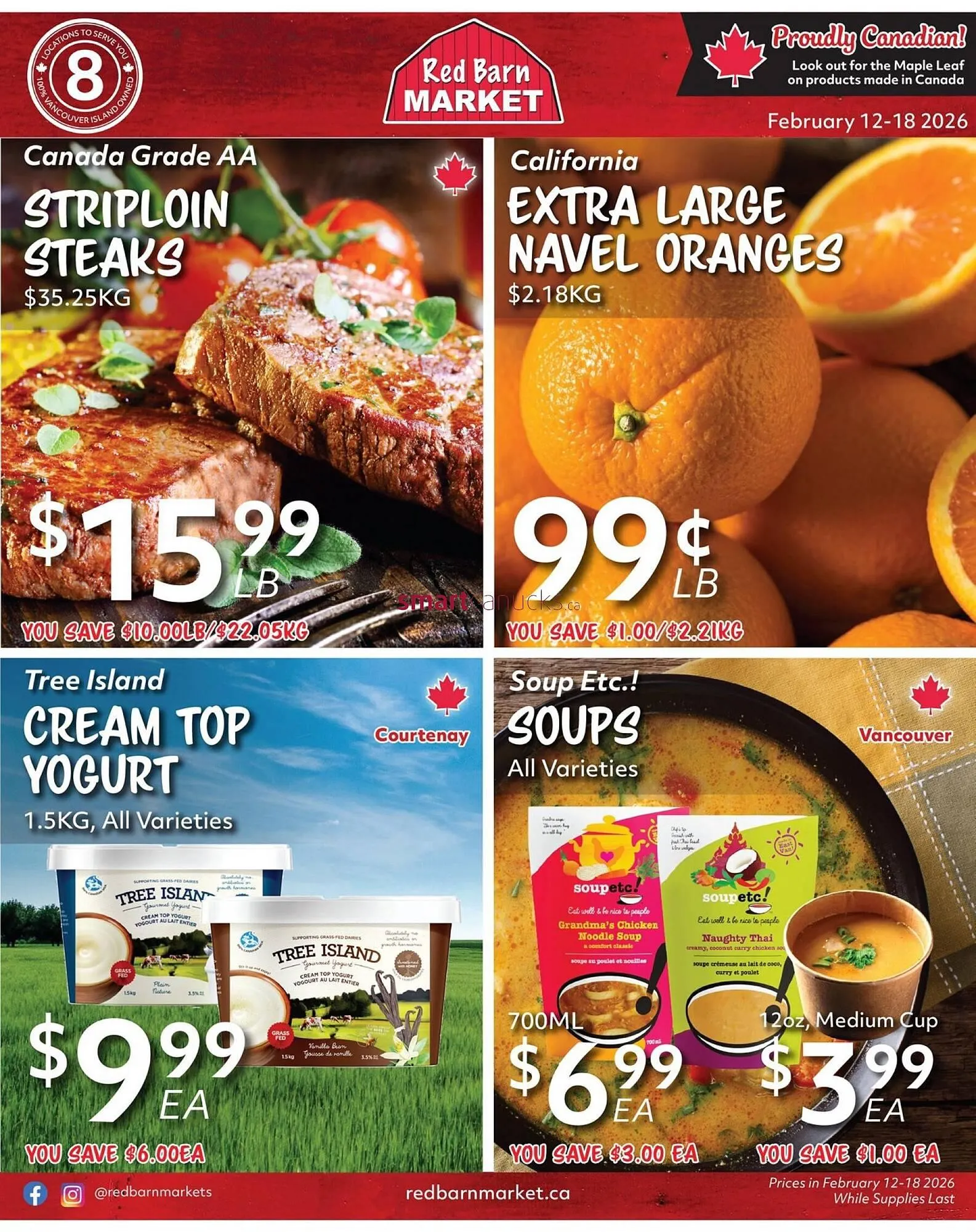 Red Barn Market flyer - 1