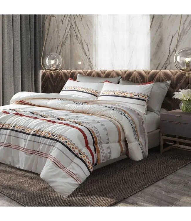 DAKOTA COMFORTER SET EARTH TONES