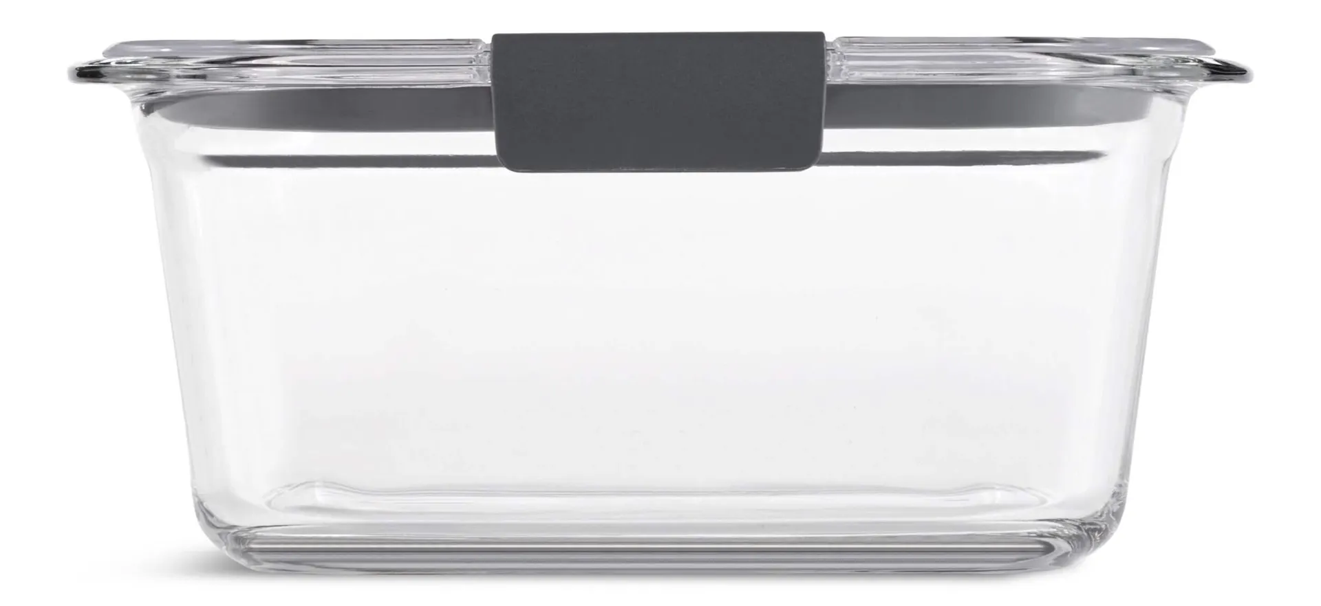 Rubbermaid Brilliance™ Rectangular Clear Leak-Proof Food Storage Container with Airtight Seal, 1.1-L