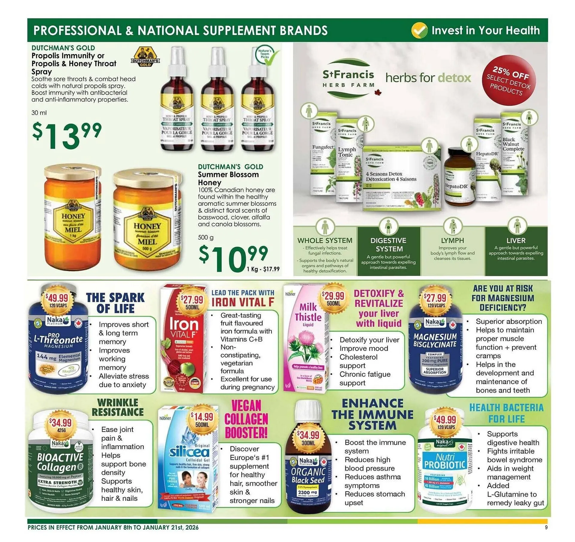 Nature's Emporium flyer from January 8 to January 15 2026 - flyer page 9