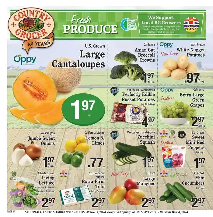 Offers for bargain hunters from October 31 to November 14 2024 - flyer page 14