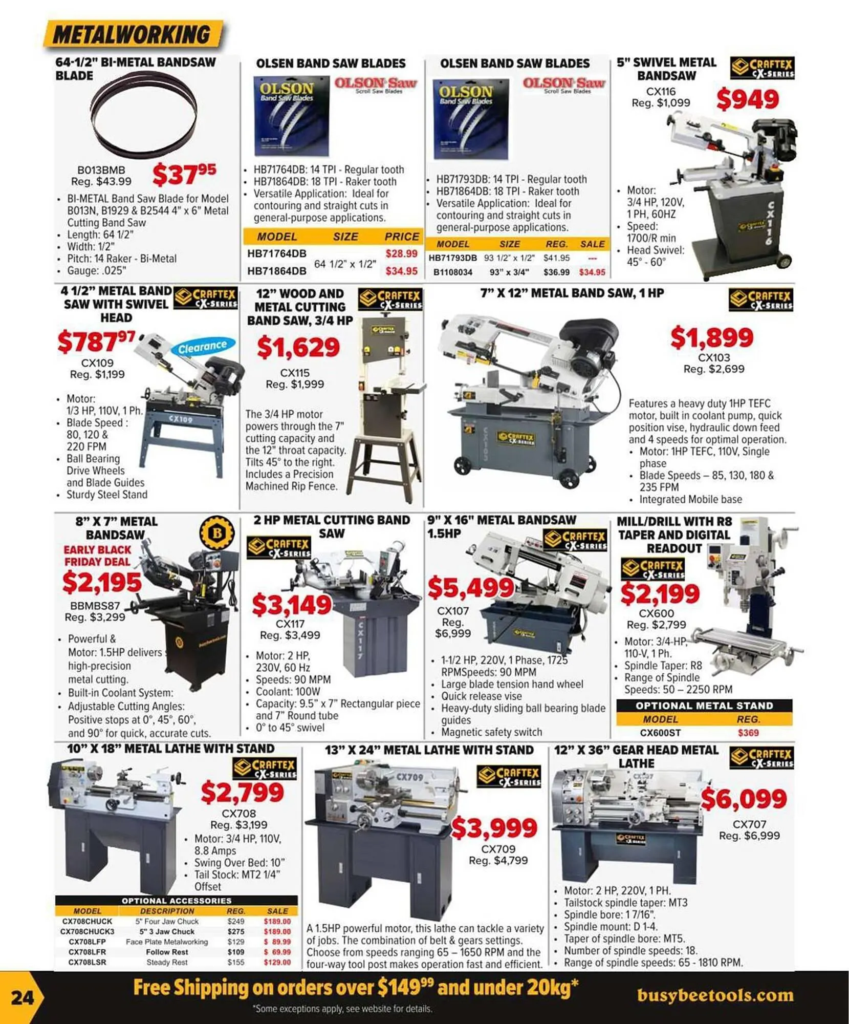 Busy Bee Tools flyer from November 10 to January 10 2026 - flyer page 24
