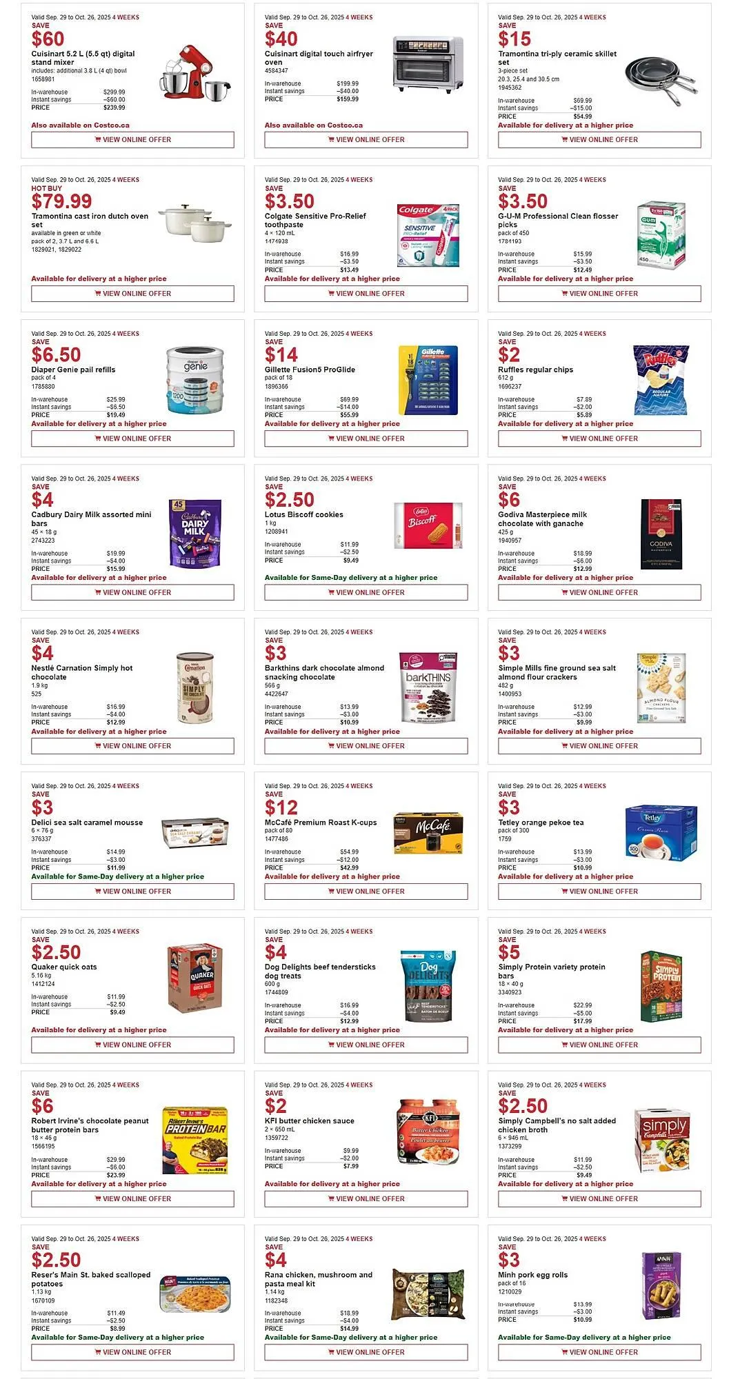 Costco flyer from October 13 to October 26 2025 - flyer page 2