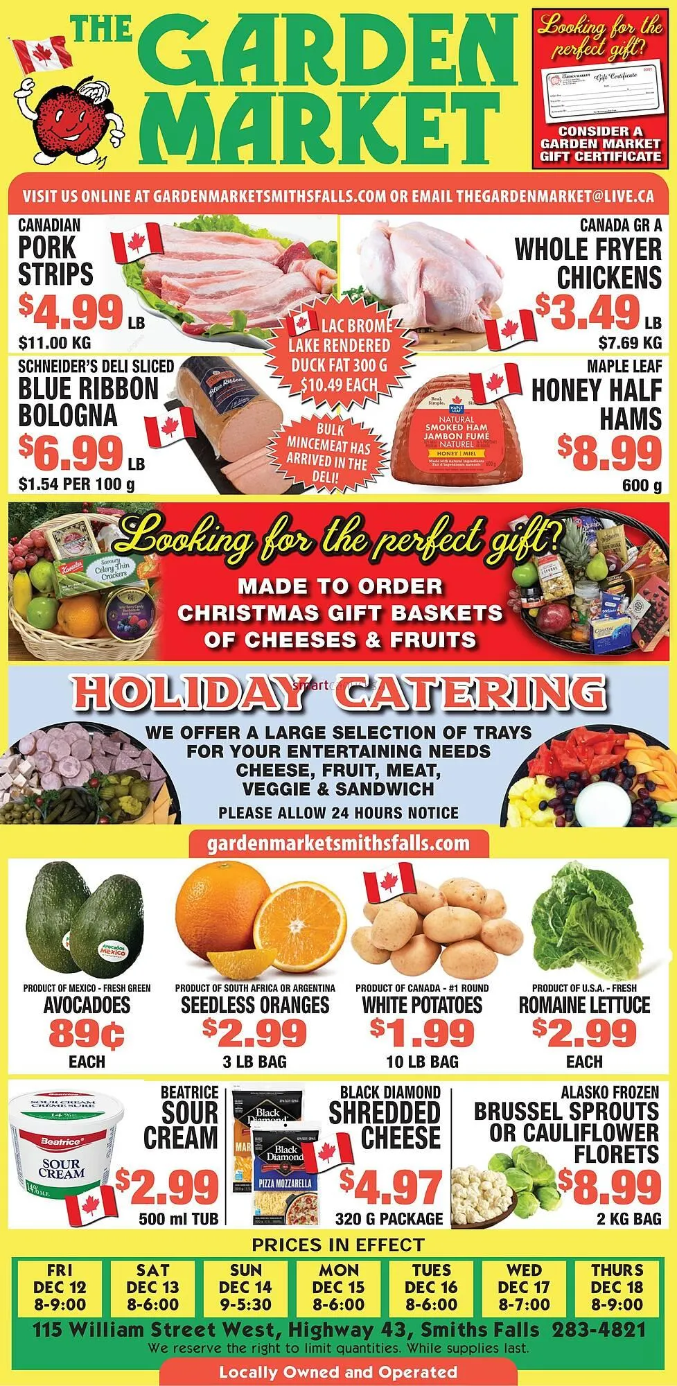 The Garden Market flyer from December 12 to December 18 2025 - flyer page 1