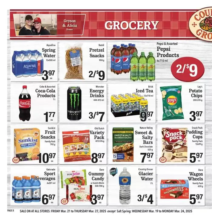 Current bargains and offers from March 21 to March 27 2025 - flyer page 8