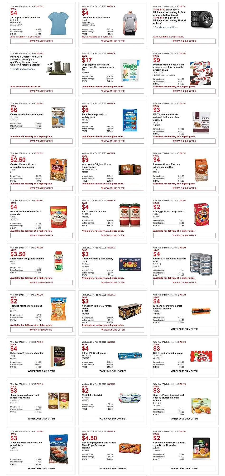 Costco flyer from January 27 to February 16 2025 - flyer page 2